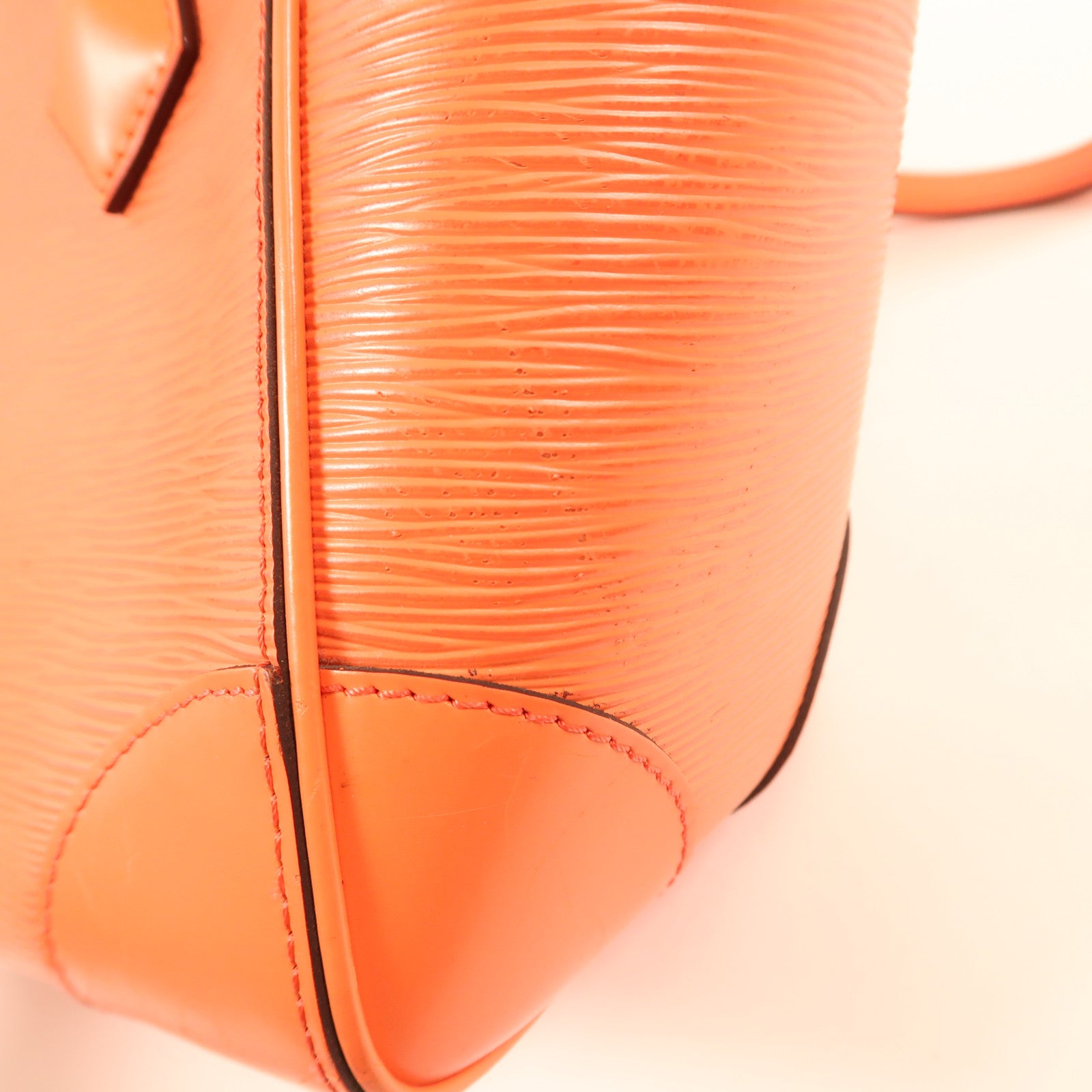 LOUIS VUITTON Epi Marly MM銀扣手挽肩背兩用袋