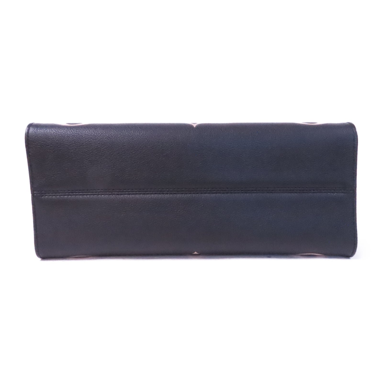 LOUIS VUITTON Monogram Empreinte On The Go 金扣手挽肩背兩用袋黑色