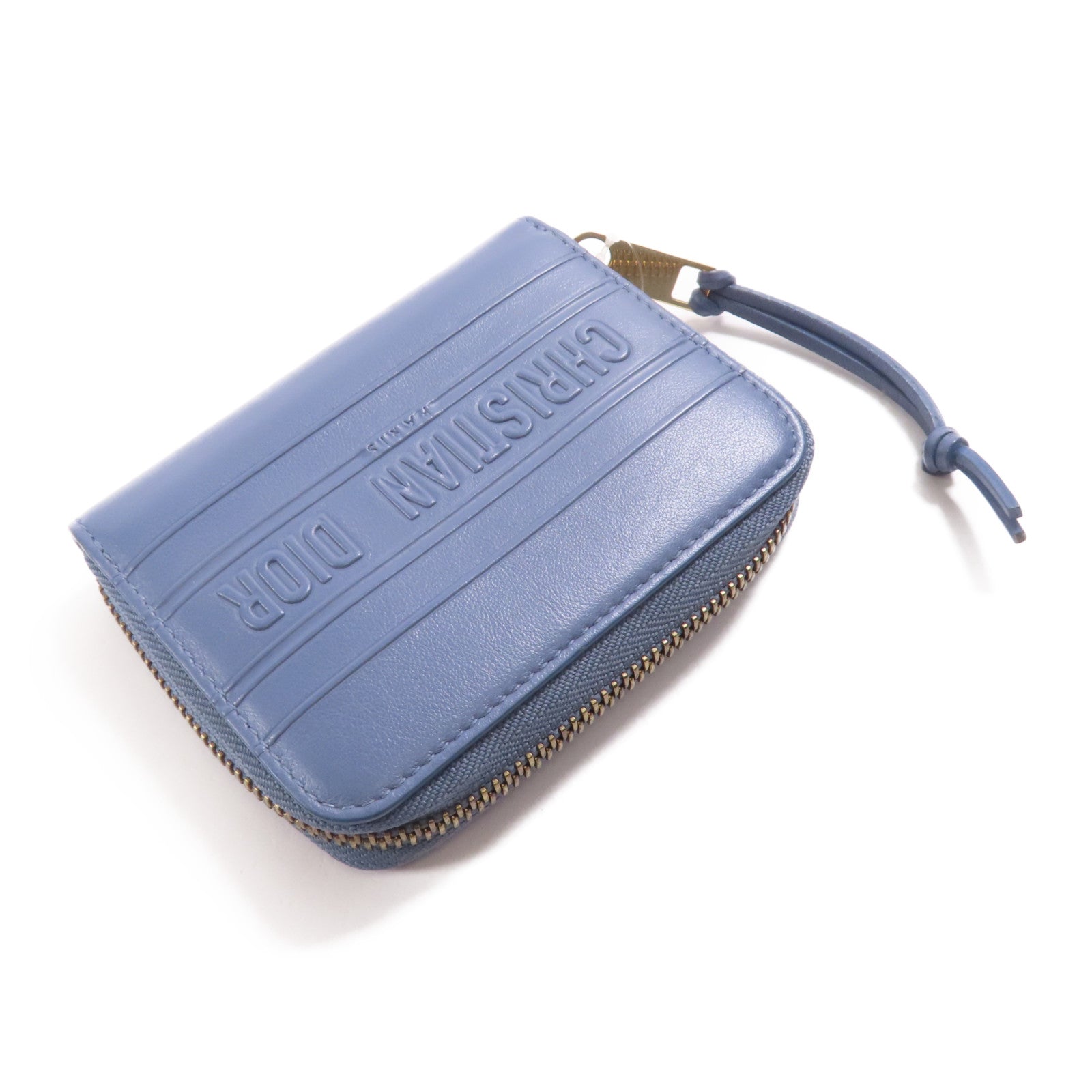 Dior 牛皮皮革Coin Case金扣零錢包