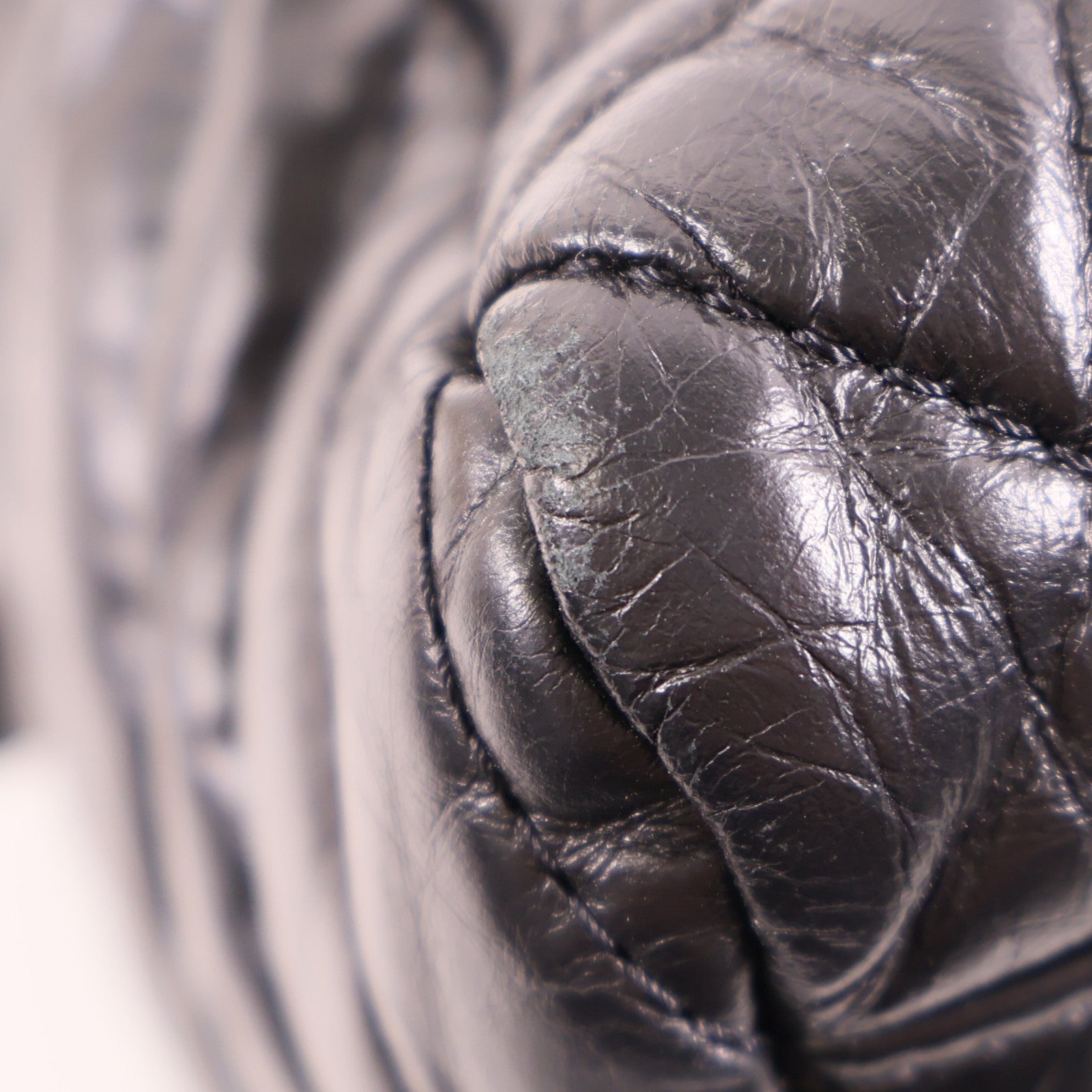 CHANEL 牛皮皮革Shoulder Bag銀扣手挽肩背兩用袋