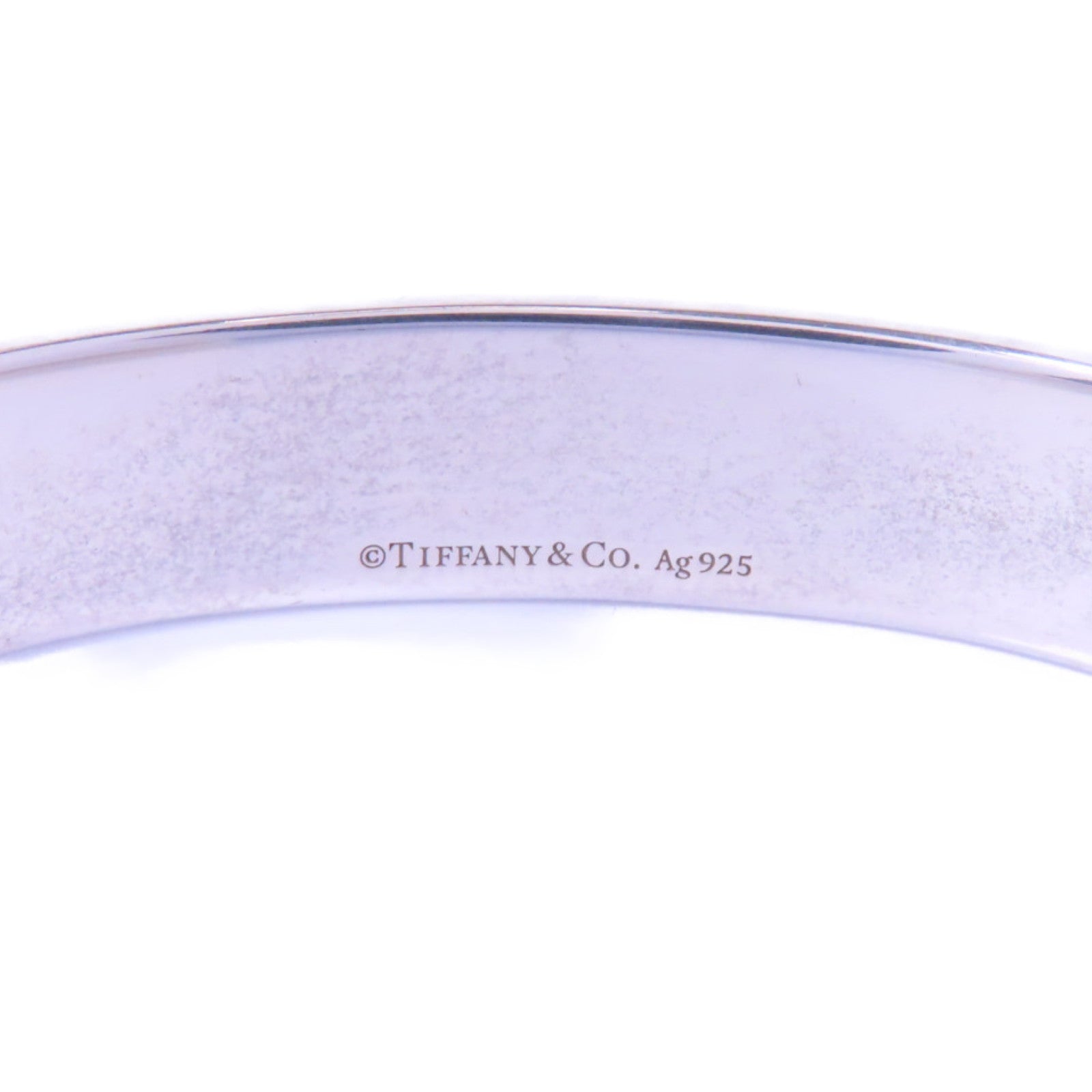 TIFFANY＆CO 925純銀Return To Tiffany Narrow手鐲銀色