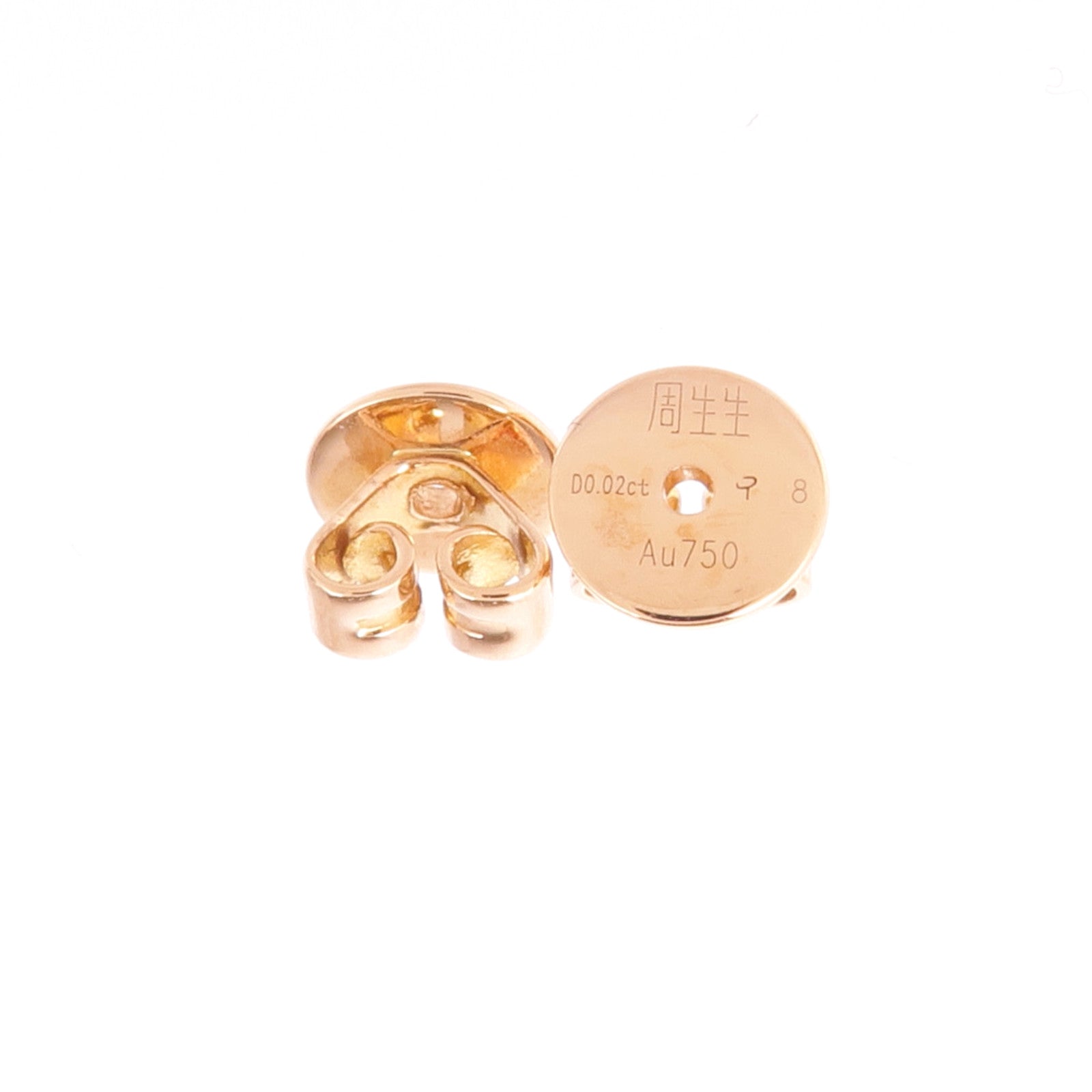 JEWELRY Diamond Earrings 18K Pink Gold
