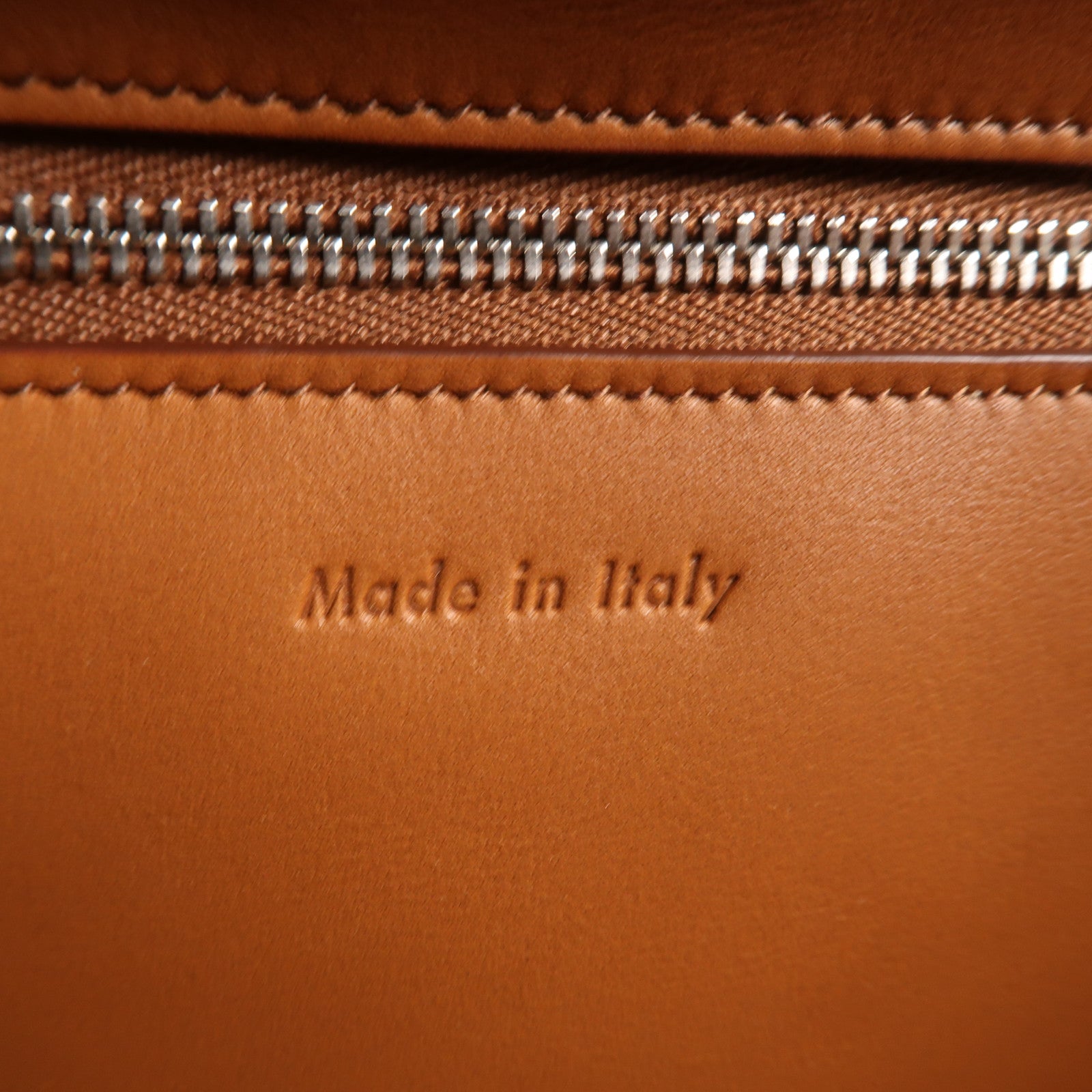 CELINE 牛皮皮革Big Bag銀扣手挽肩背兩用袋