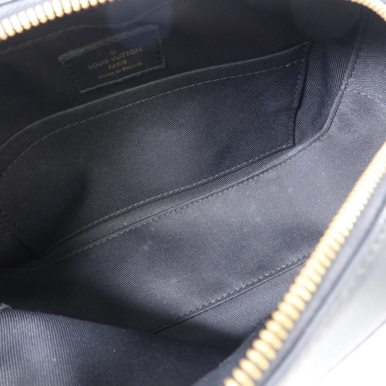 LOUIS VUITTON Monogram Saintogen金扣手挽肩背兩用袋棕色/黑色