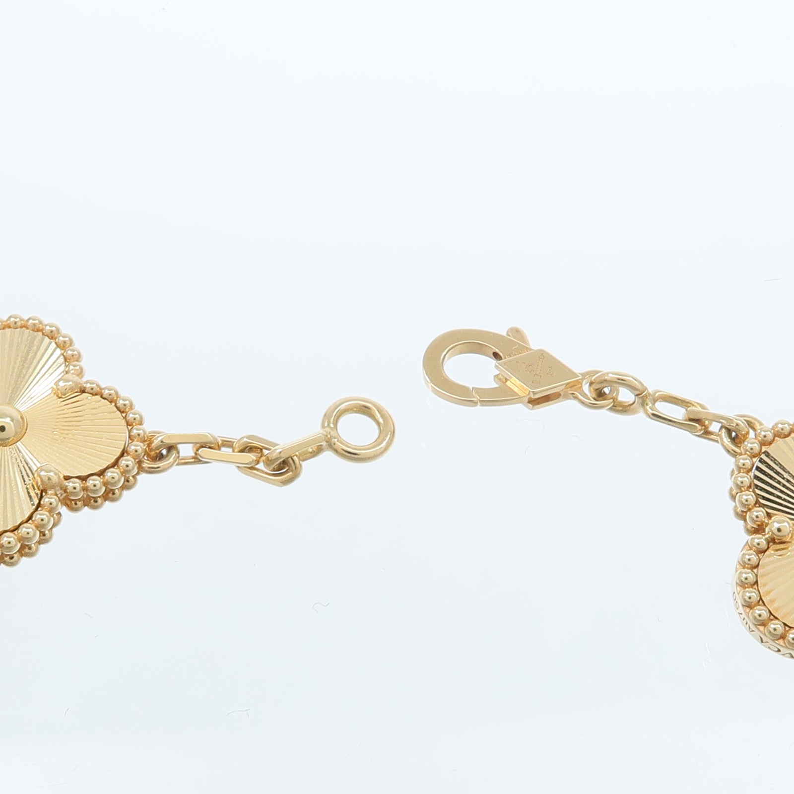 Van Cleef & Arpels 18K黃金Vintage Alhambra 10 Motif項鍊