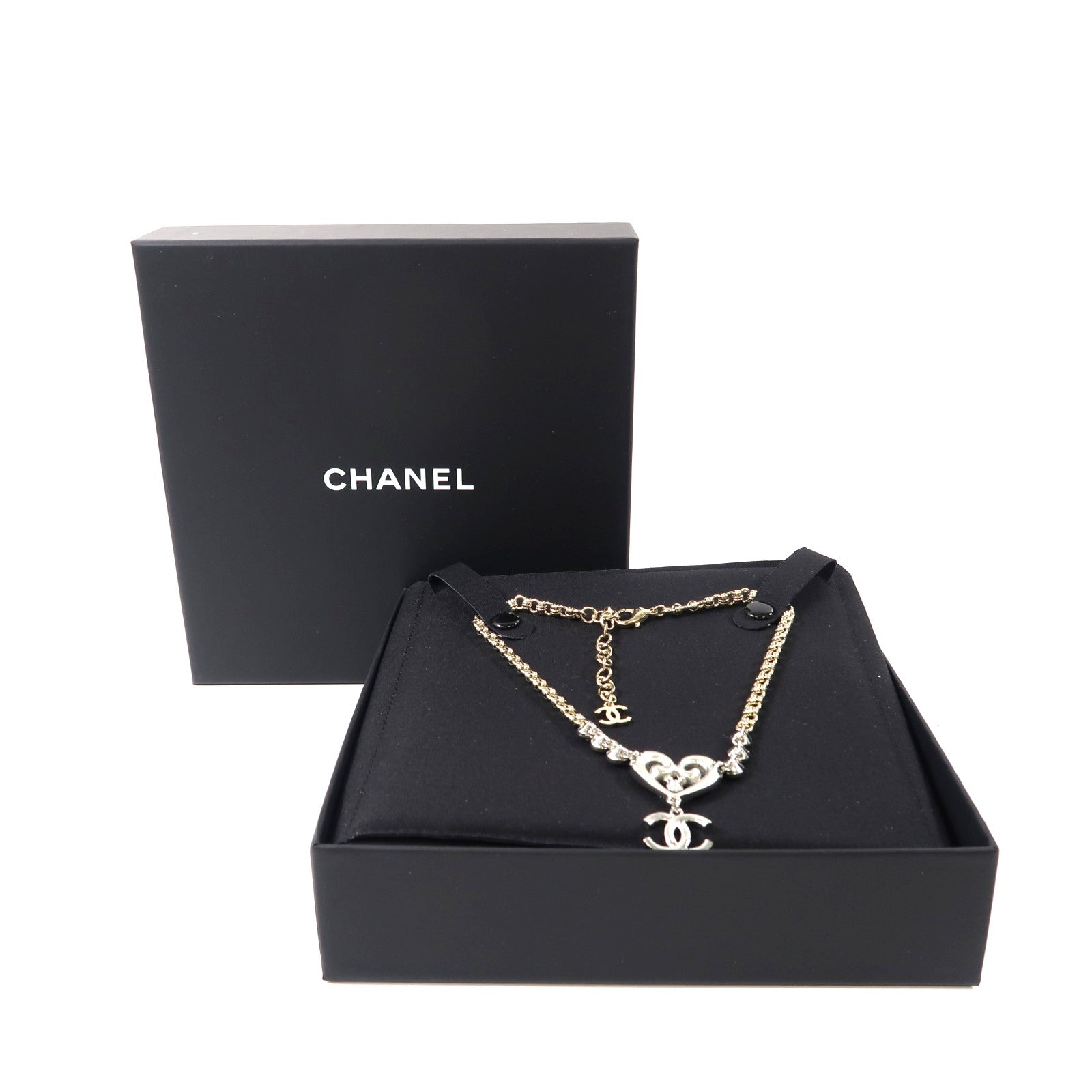CHANEL 金屬Necklace項鍊金色/銀色