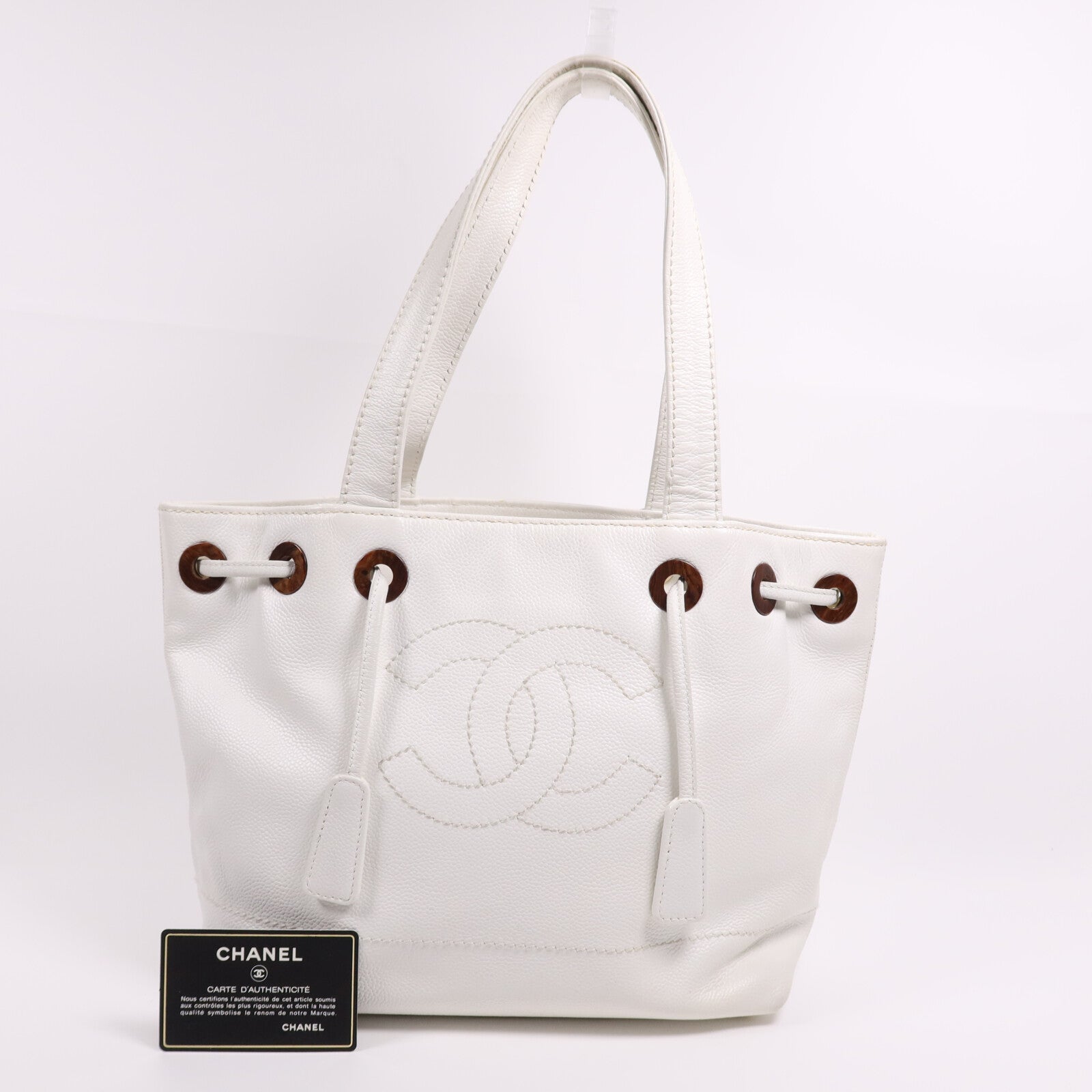 CHANEL 牛皮皮革Vintage Shoulder Bag金扣肩背袋