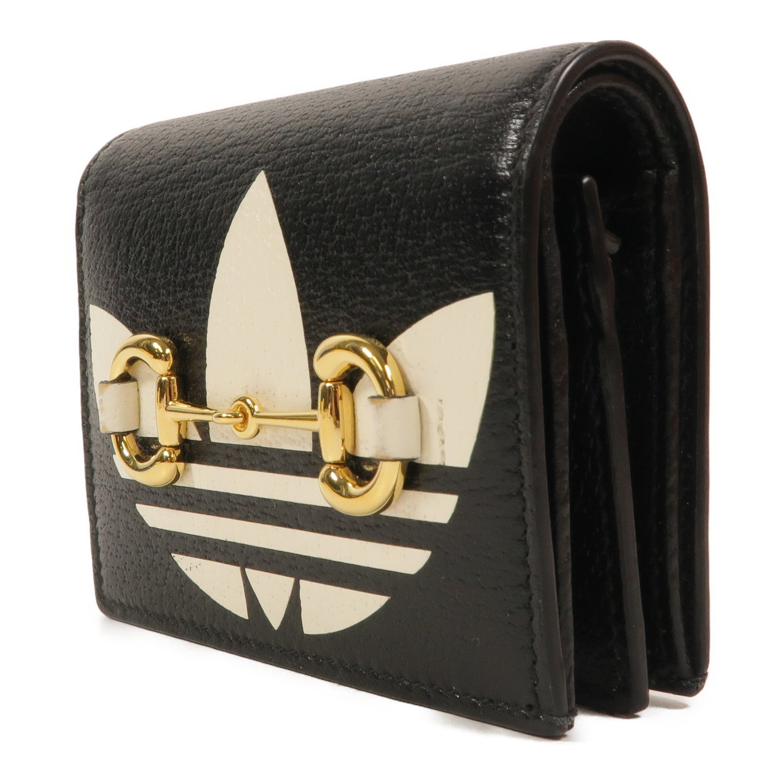 GUCCI 牛皮皮革GucciXAdidas Horsebit Card Case Wallet錢包