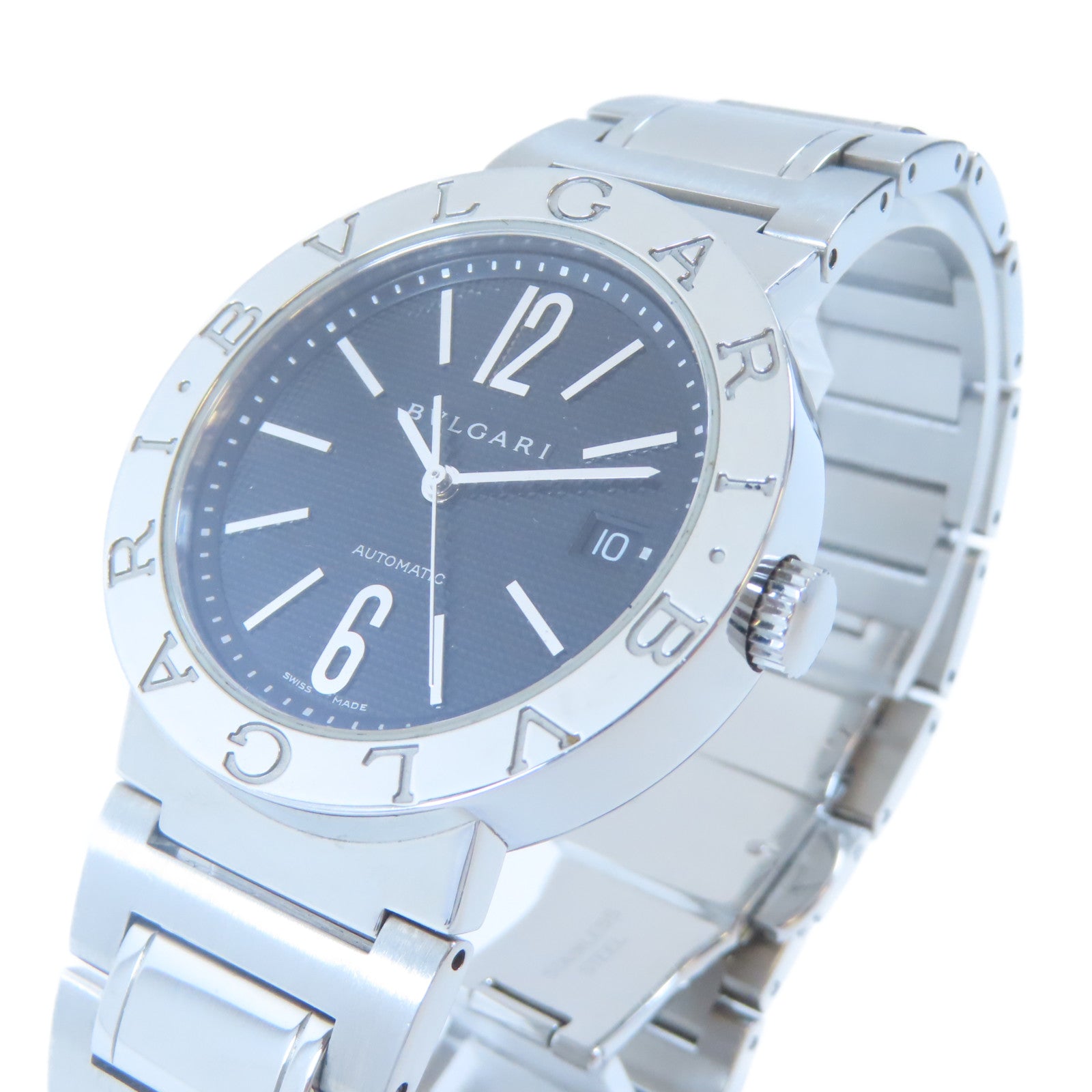 BVLGARI Bvlgari Bvlgari不鏽鋼手錶自動機芯黑色
