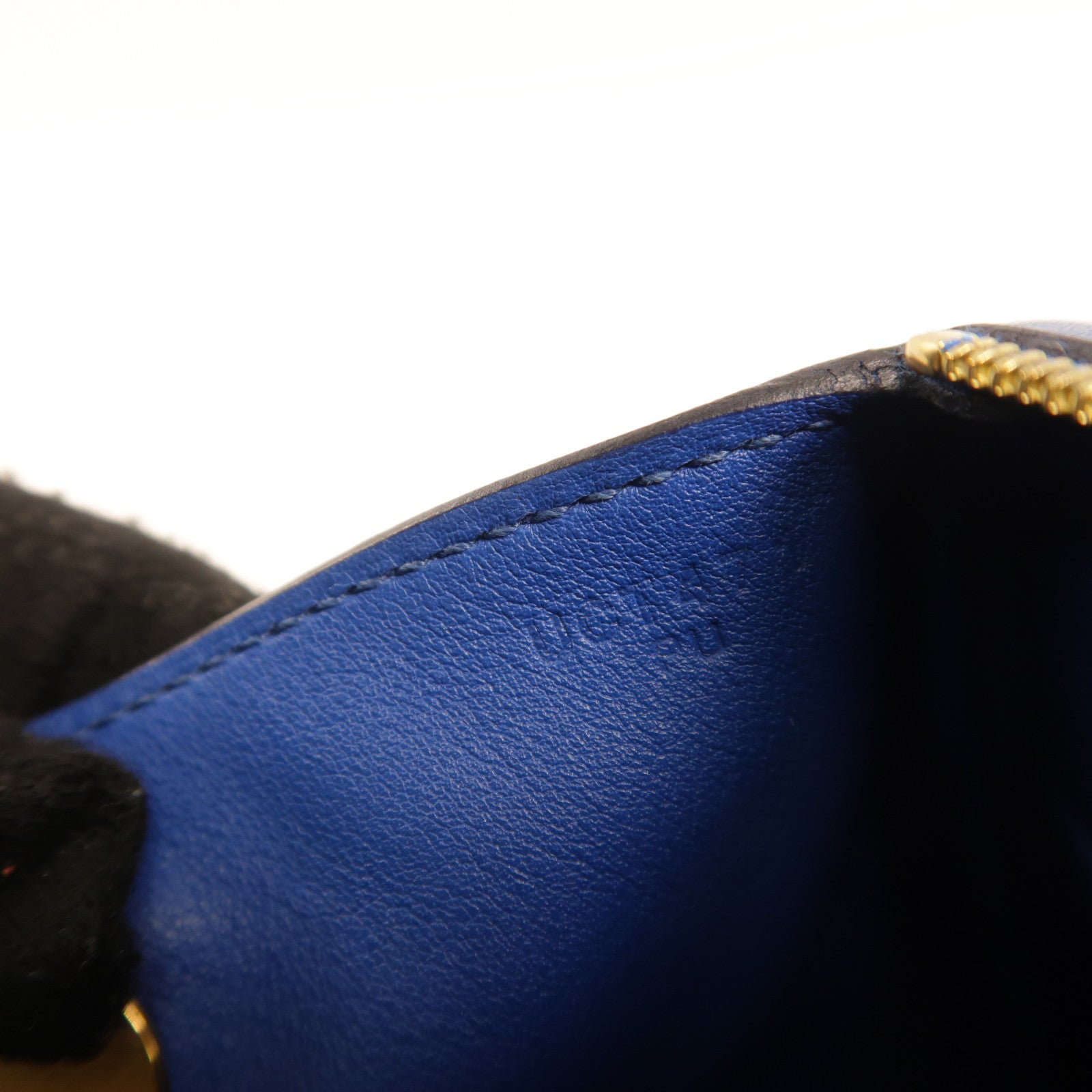 HERMES GHW Mini Lindy 20 Handbag Shoulder Bag Swift Leather Bleu France