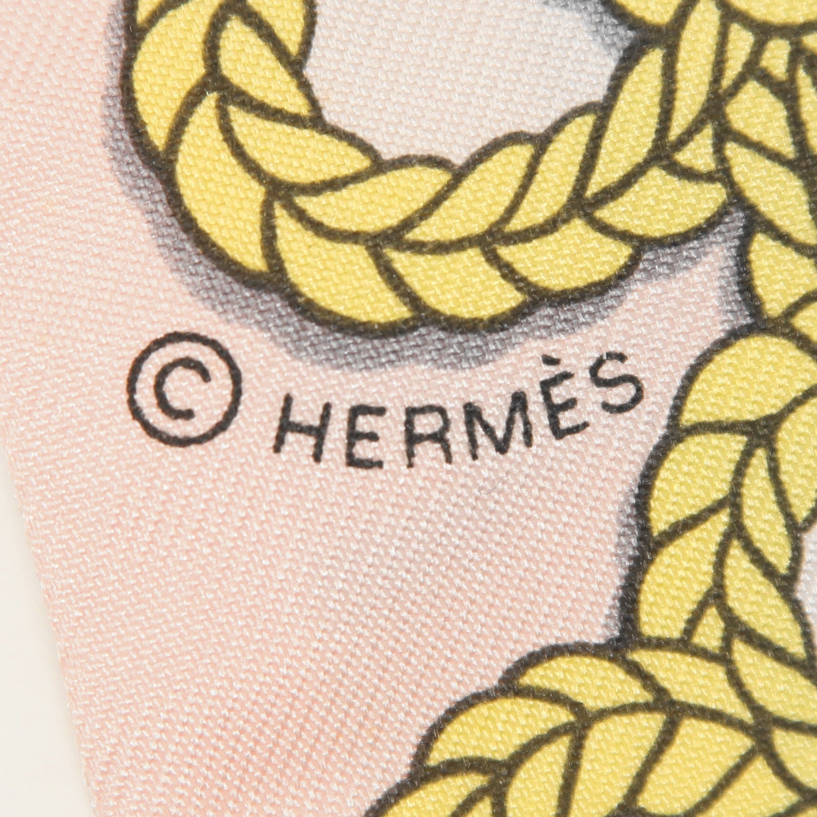 HERMES 絲質Twilly絲巾