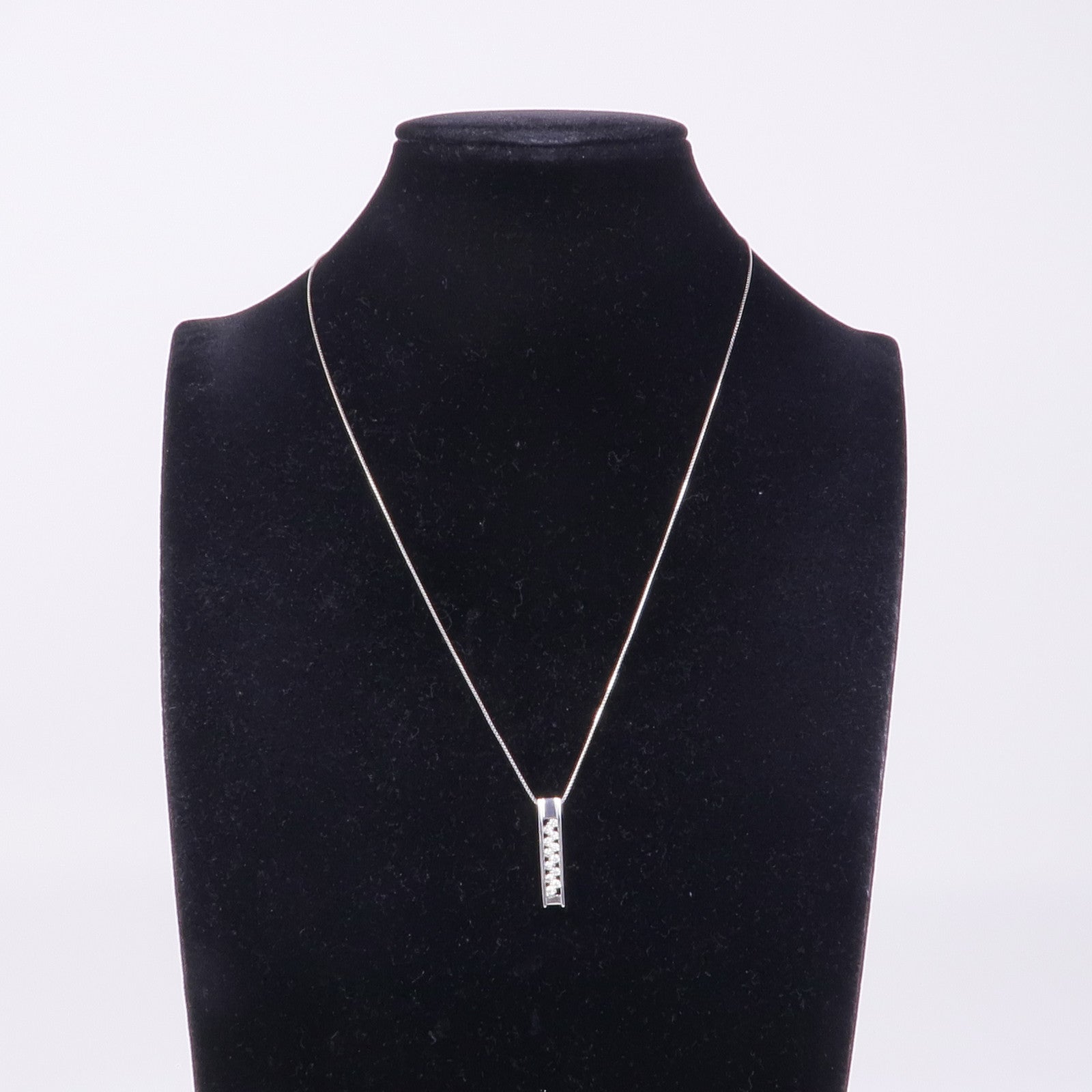 JEWELRY Diamond Necklace 18K White Gold