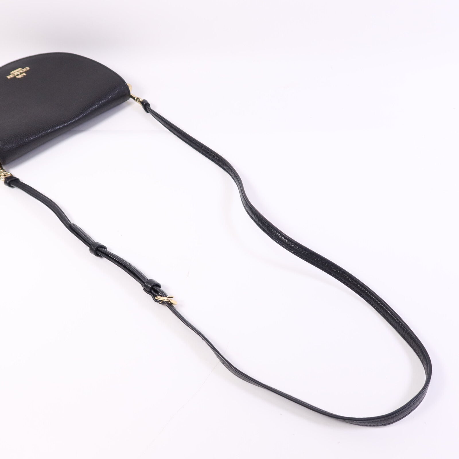 COACH 牛皮皮革Shoulder Bag金扣肩背袋