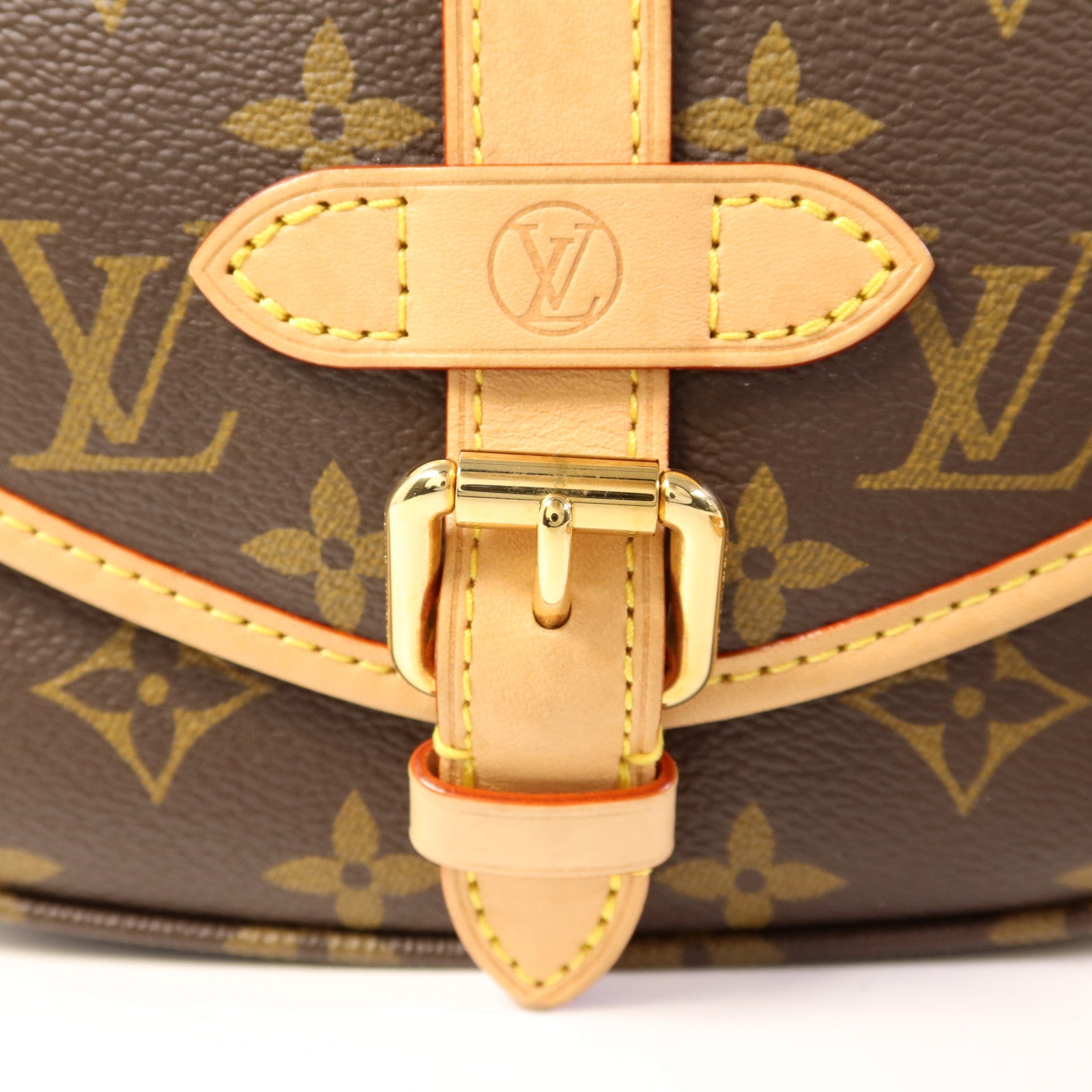 LOUIS VUITTON Monogram Saumur BB金扣手挽肩背兩用袋