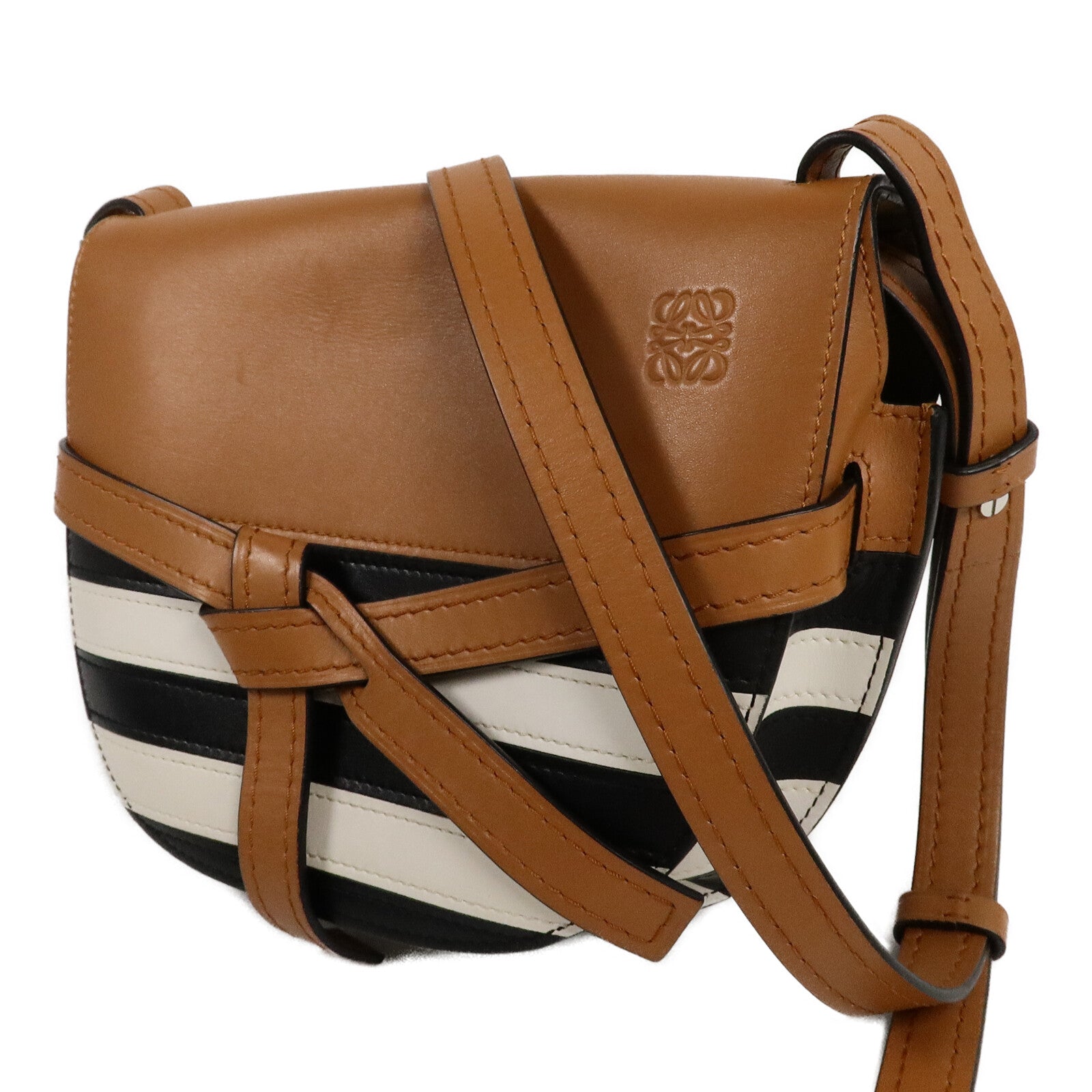 LOEWE 牛皮皮革Gate Medium肩背袋