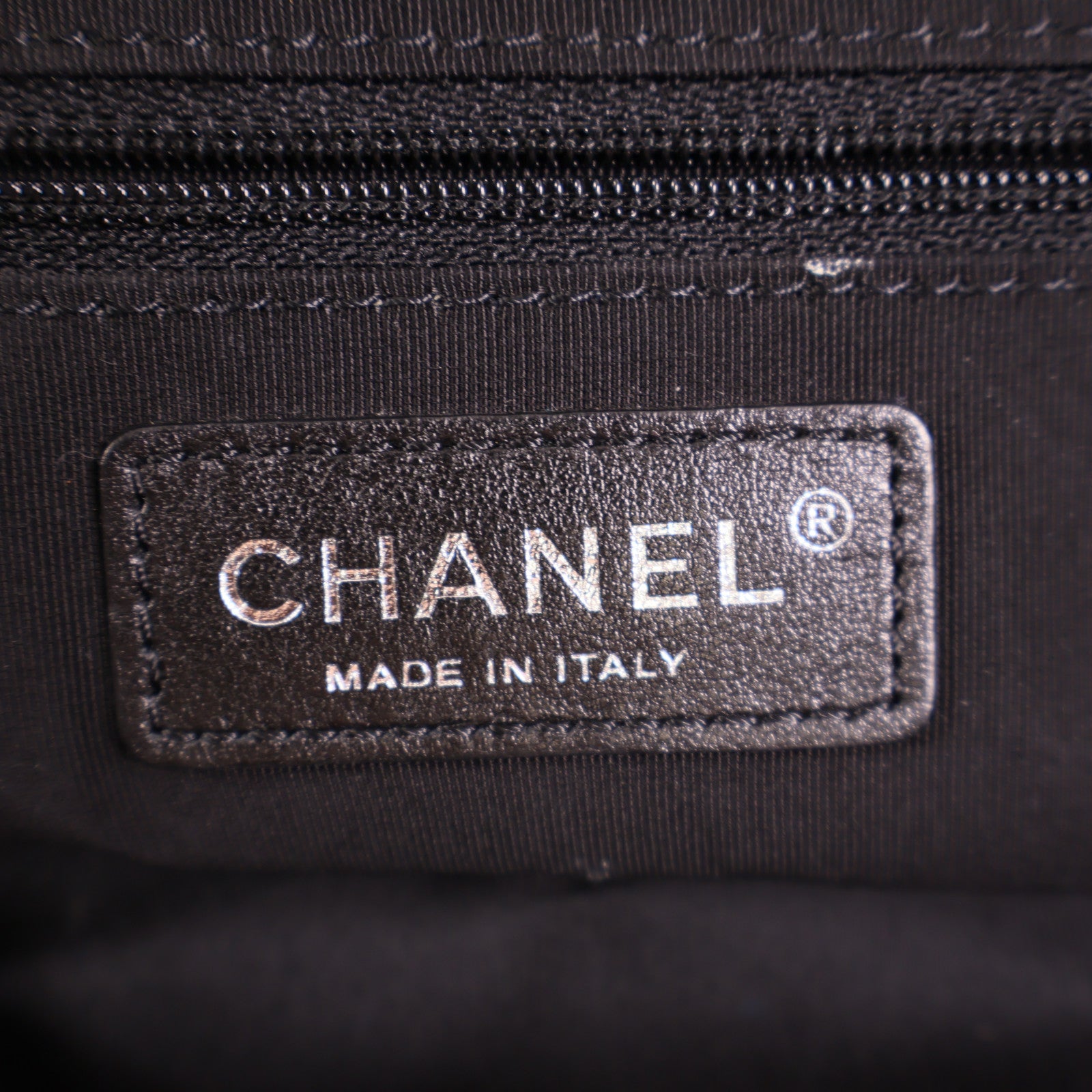 CHANEL 牛皮皮革Shoulder Bag銀扣手挽肩背兩用袋