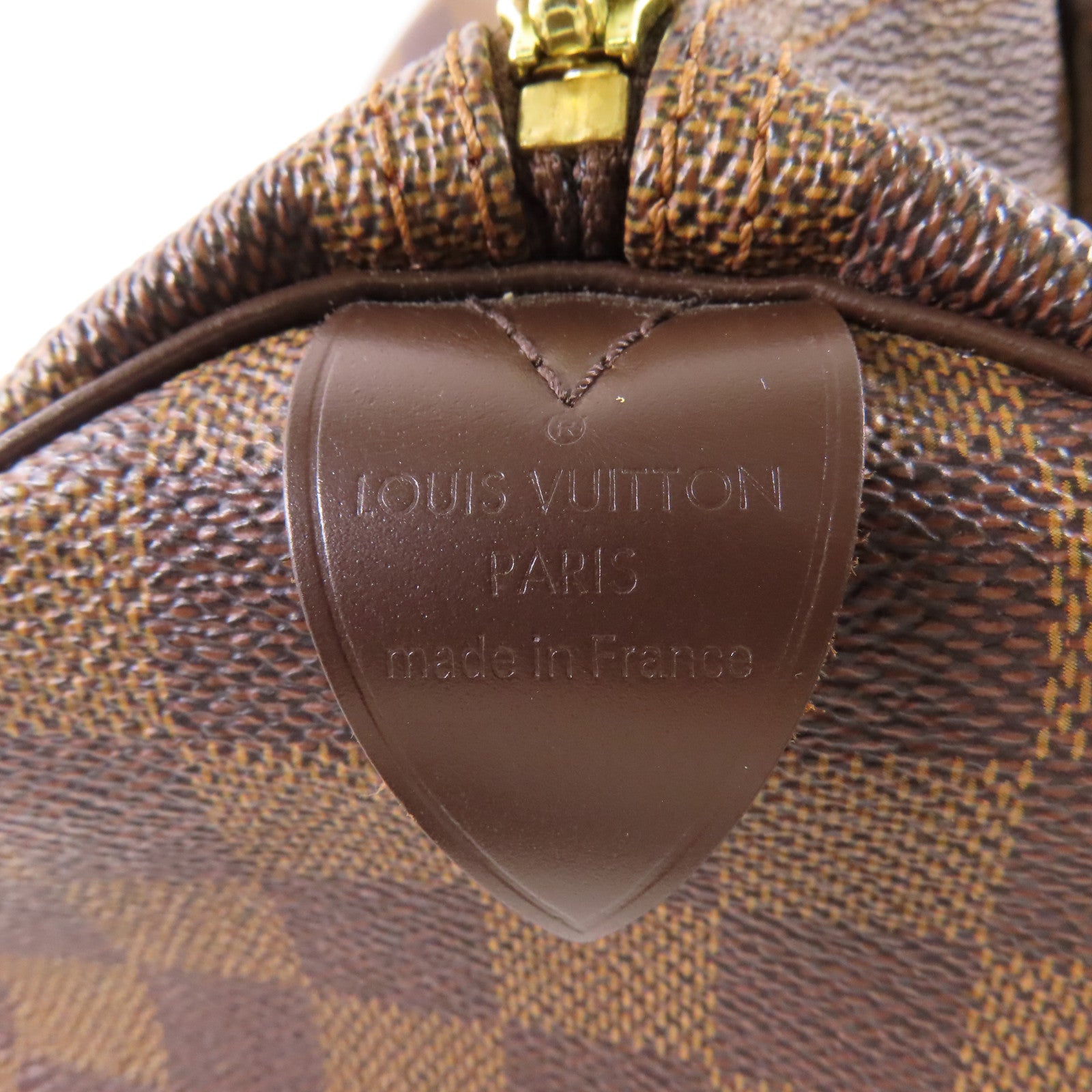 LOUIS VUITTON LV GHW Speedy 30 Handbag N41531 Damier Brown