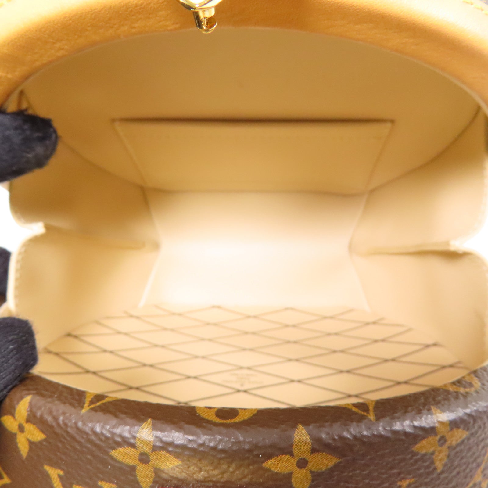 LOUIS VUITTON Monogram Petite Boite Chapeau金扣手挽肩背兩用袋