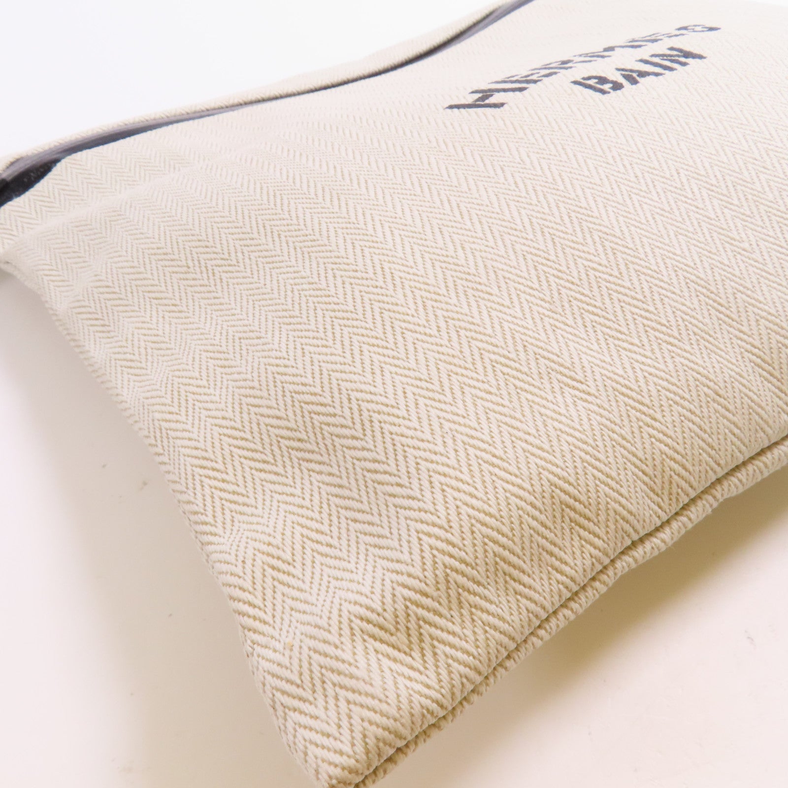 HERMES 帆布Toile Bain New Matching Case手拿包