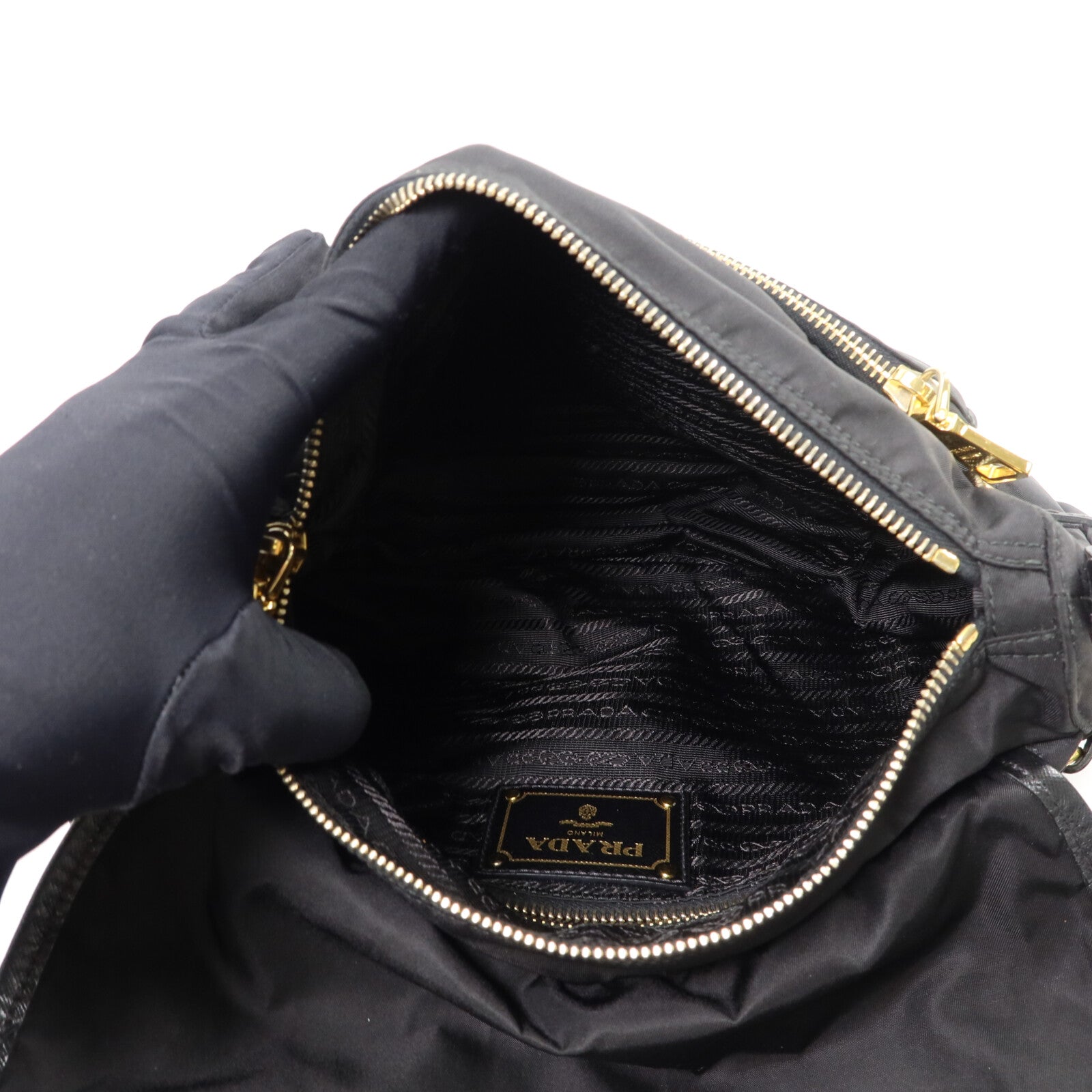 PRADA 尼龍Messenger Bag肩背袋