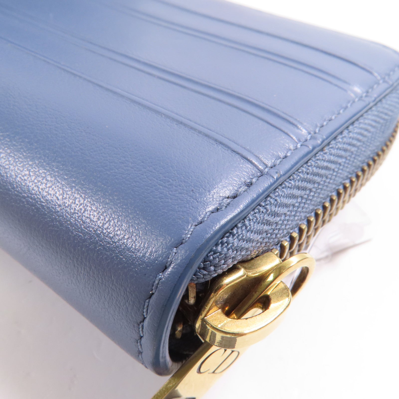 Dior 牛皮皮革Coin Case金扣零錢包