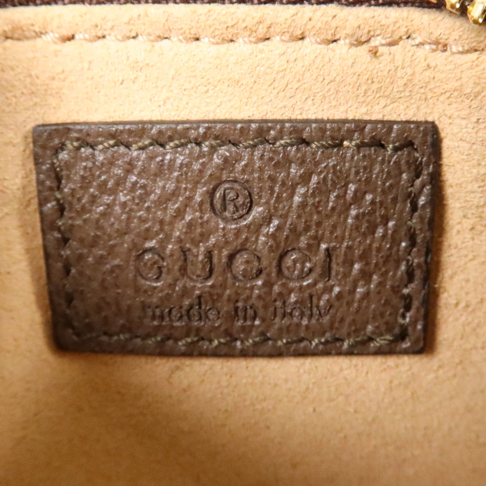 GUCCI 塗層帆布Ophidia GG Key Case金扣鎖匙套