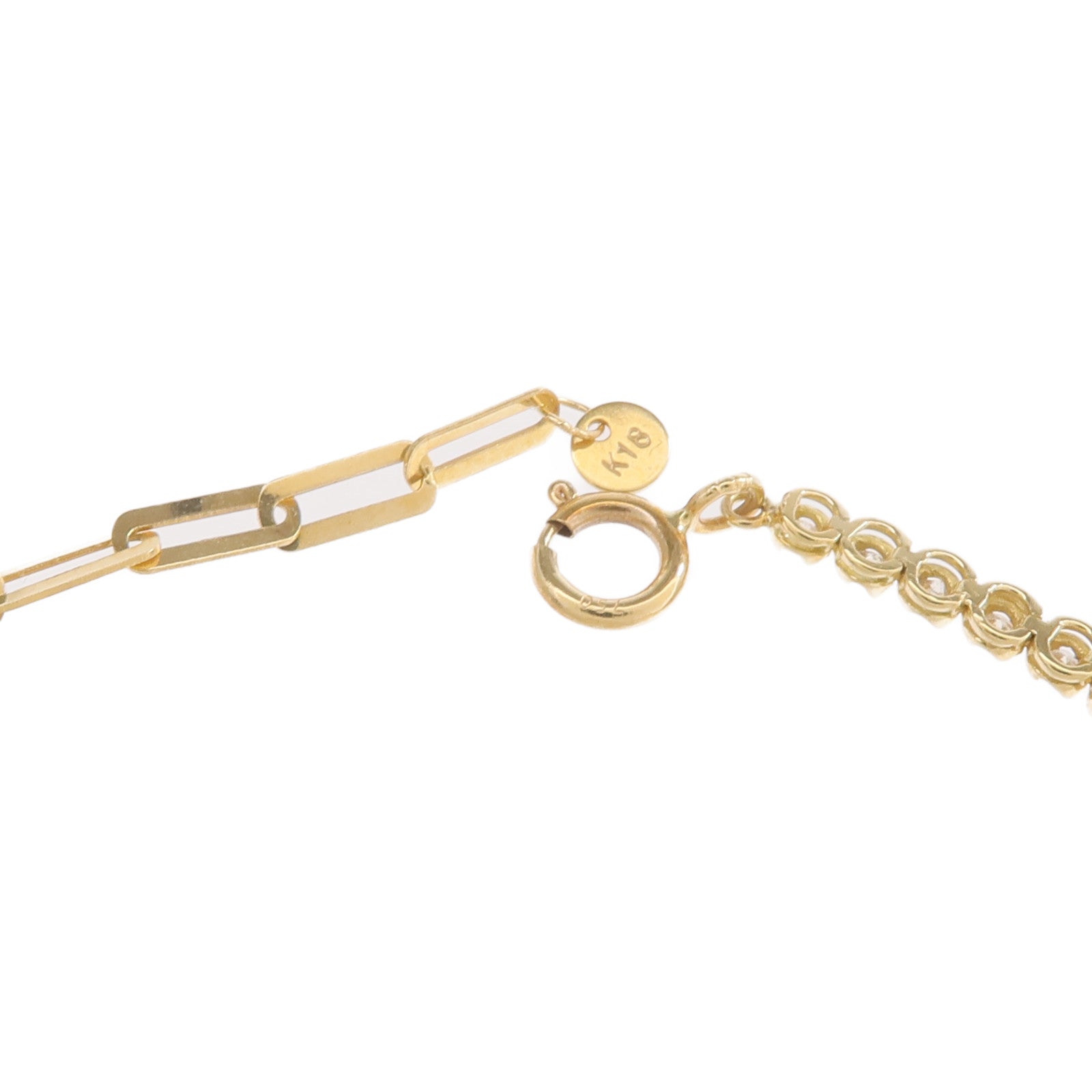 JEWELRY 18K黃金Diamond Bracelet鑽石手鏈