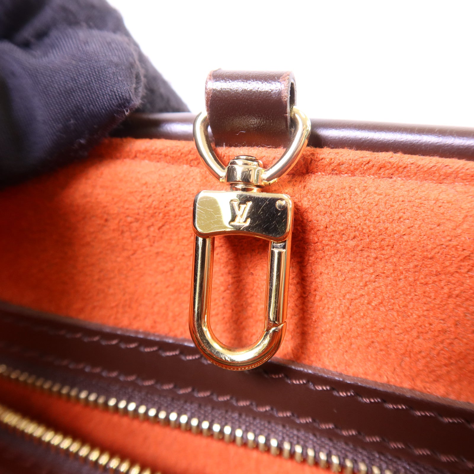 LOUIS VUITTON Damier Manosque PM金扣肩背袋