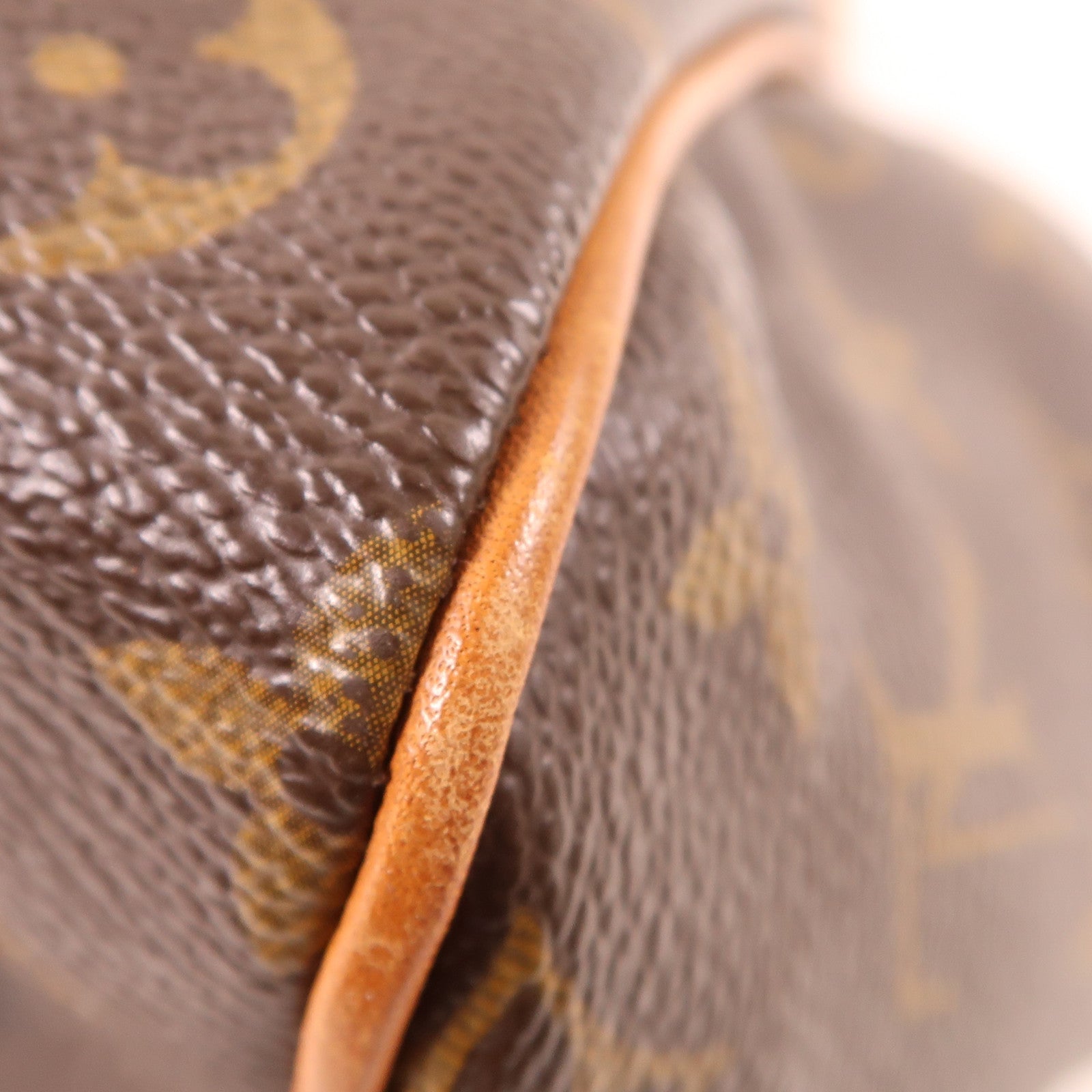 LOUIS VUITTON Monogram Tivoli PM金扣手挽袋棕色