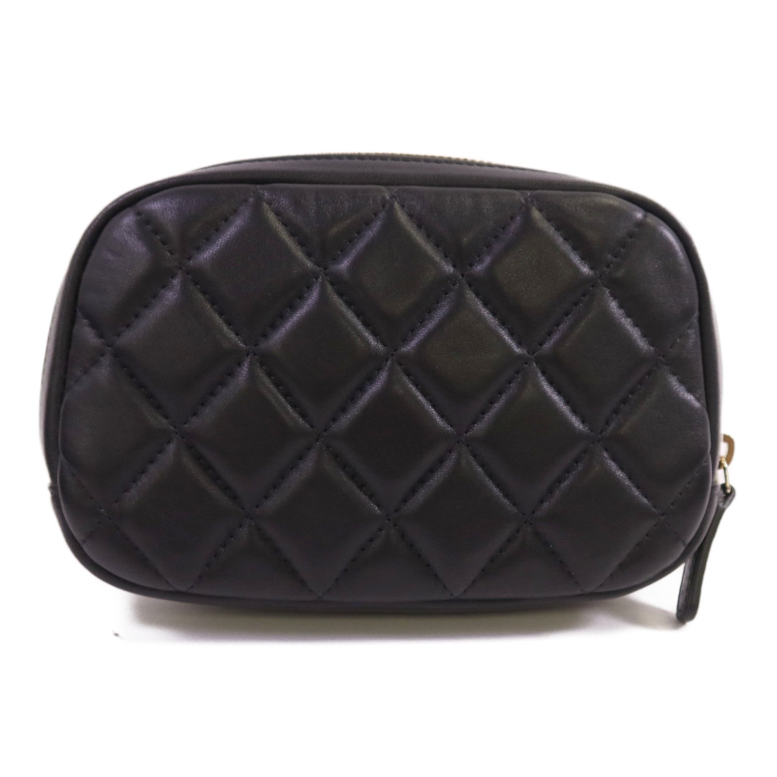 CHANEL 羊皮皮革Pouch金扣手拿包
