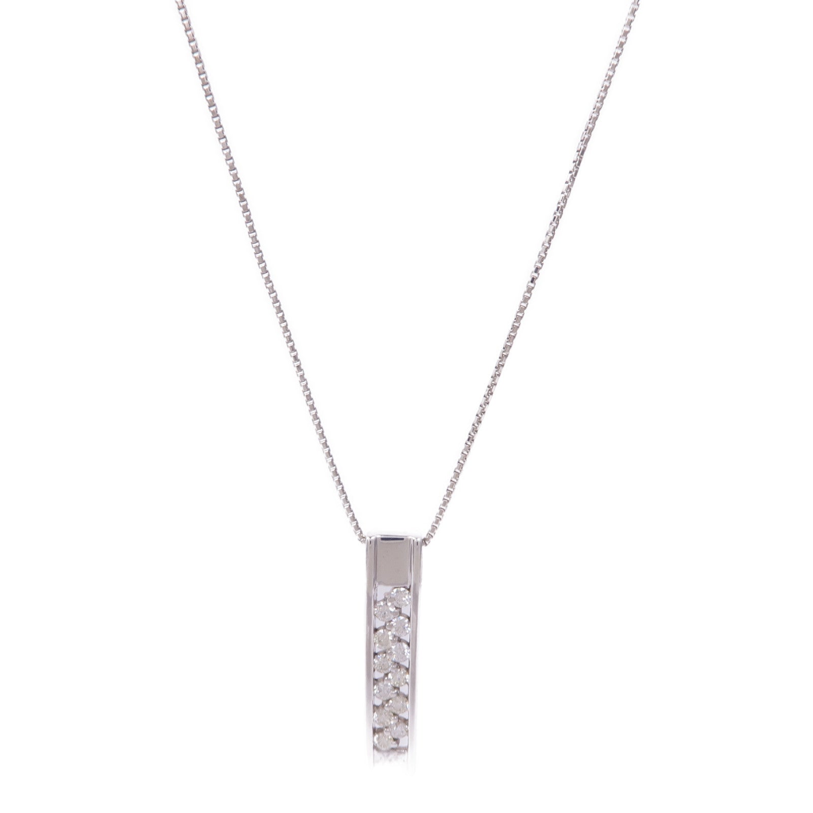 JEWELRY Diamond Necklace 18K White Gold