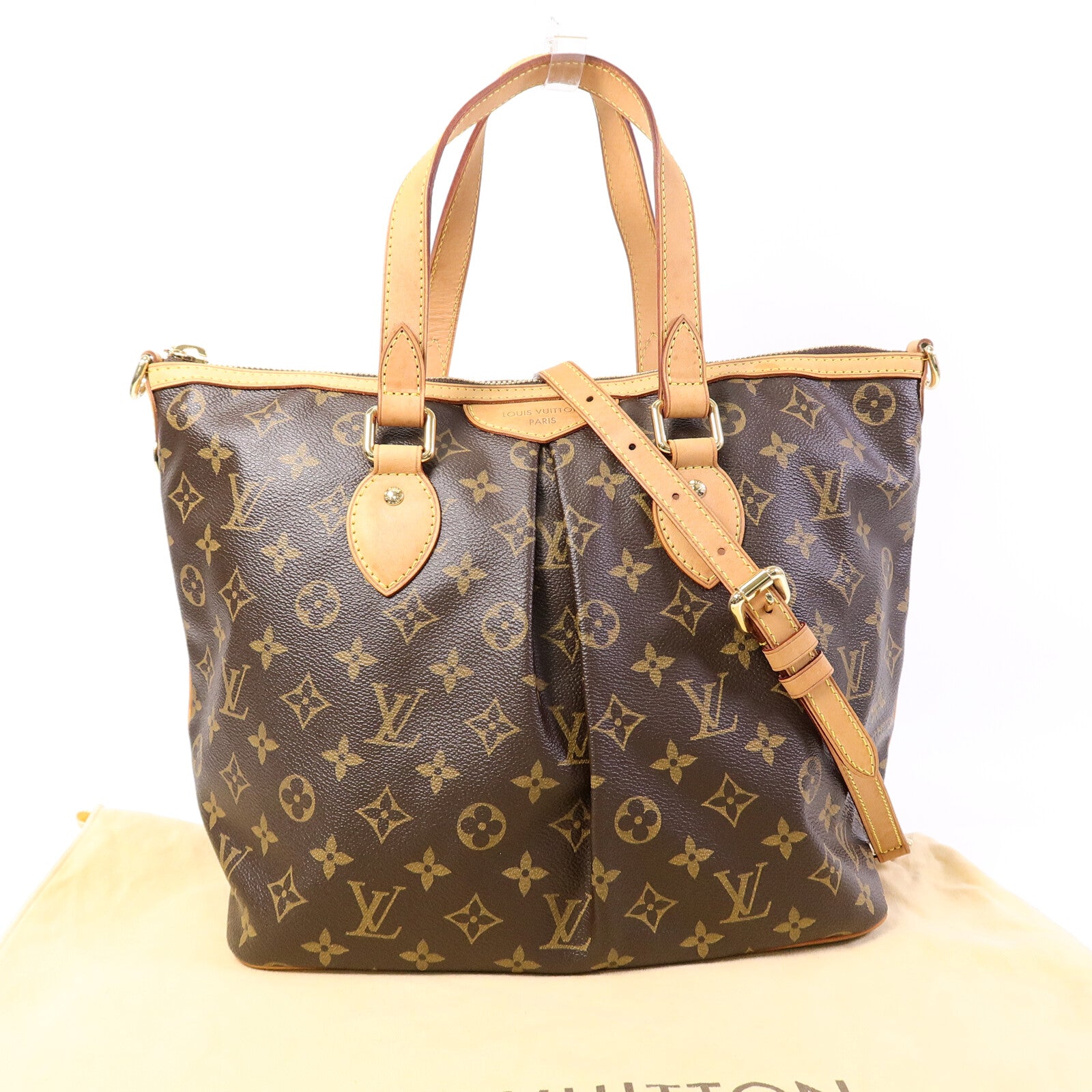 LOUIS VUITTON Monogram Palermo PM手挽肩背兩用袋