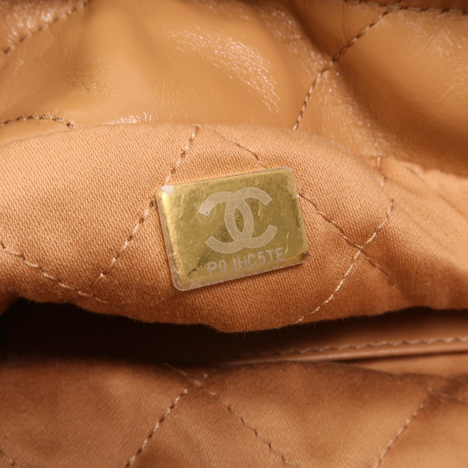 CHANEL 牛皮皮革Chanel 22 Mini金扣鏈帶肩背袋