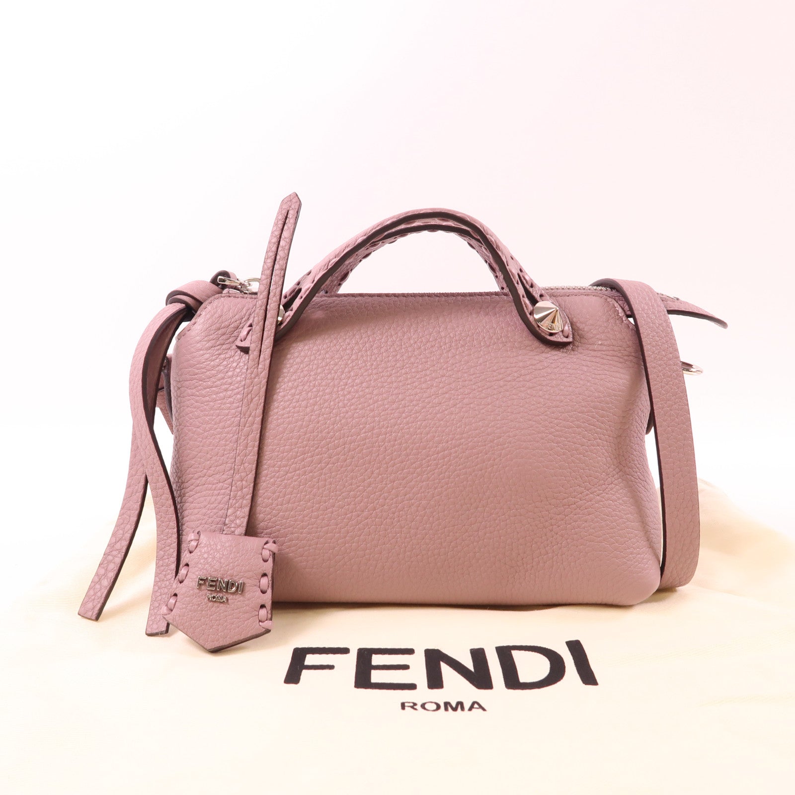 FENDI SHW By The Way Selleria Bag 2 Way Bag 8BS098 ASU2/F1QHN Calfskin Purple