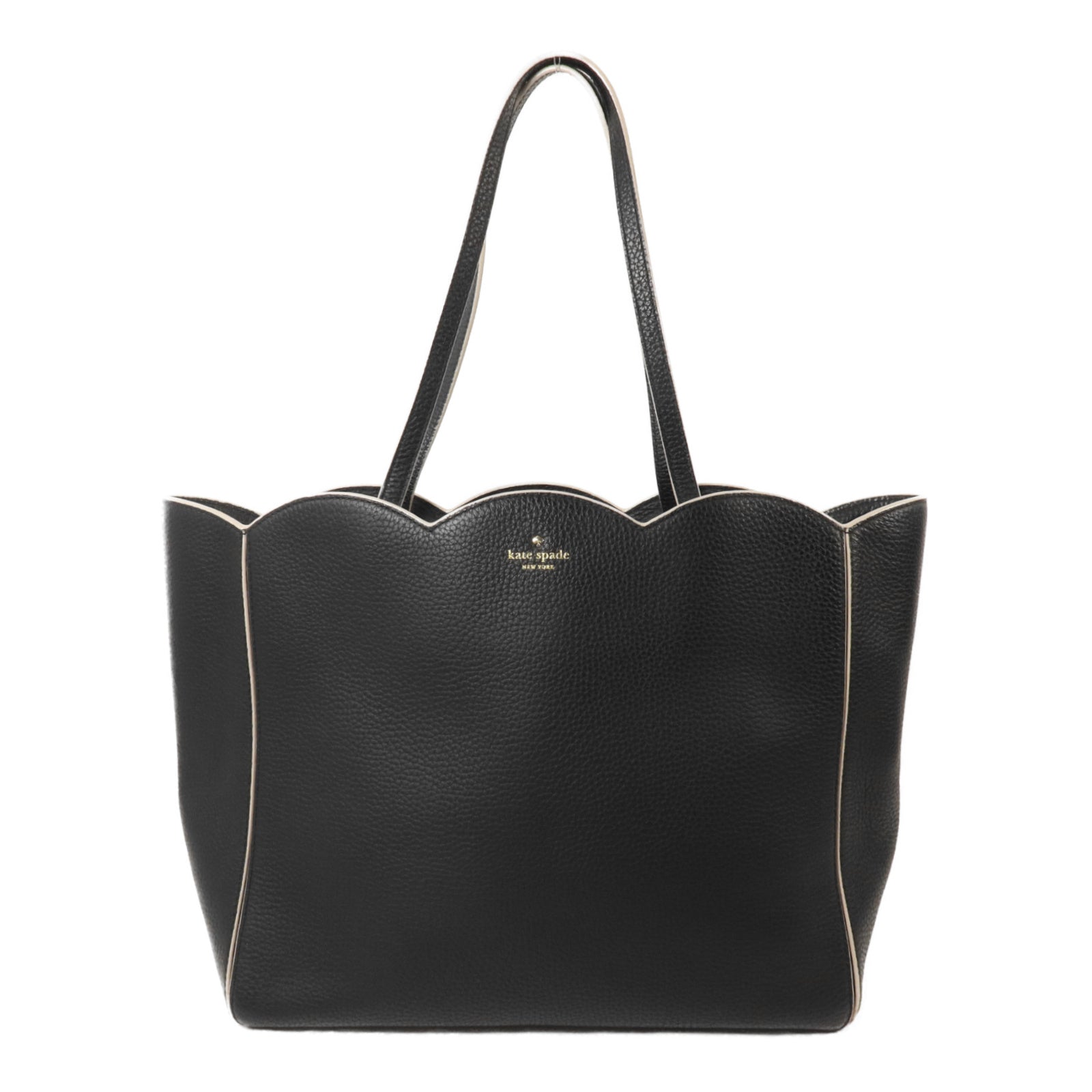 Kate Spade 牛皮皮革Scalloped Tote手挽袋