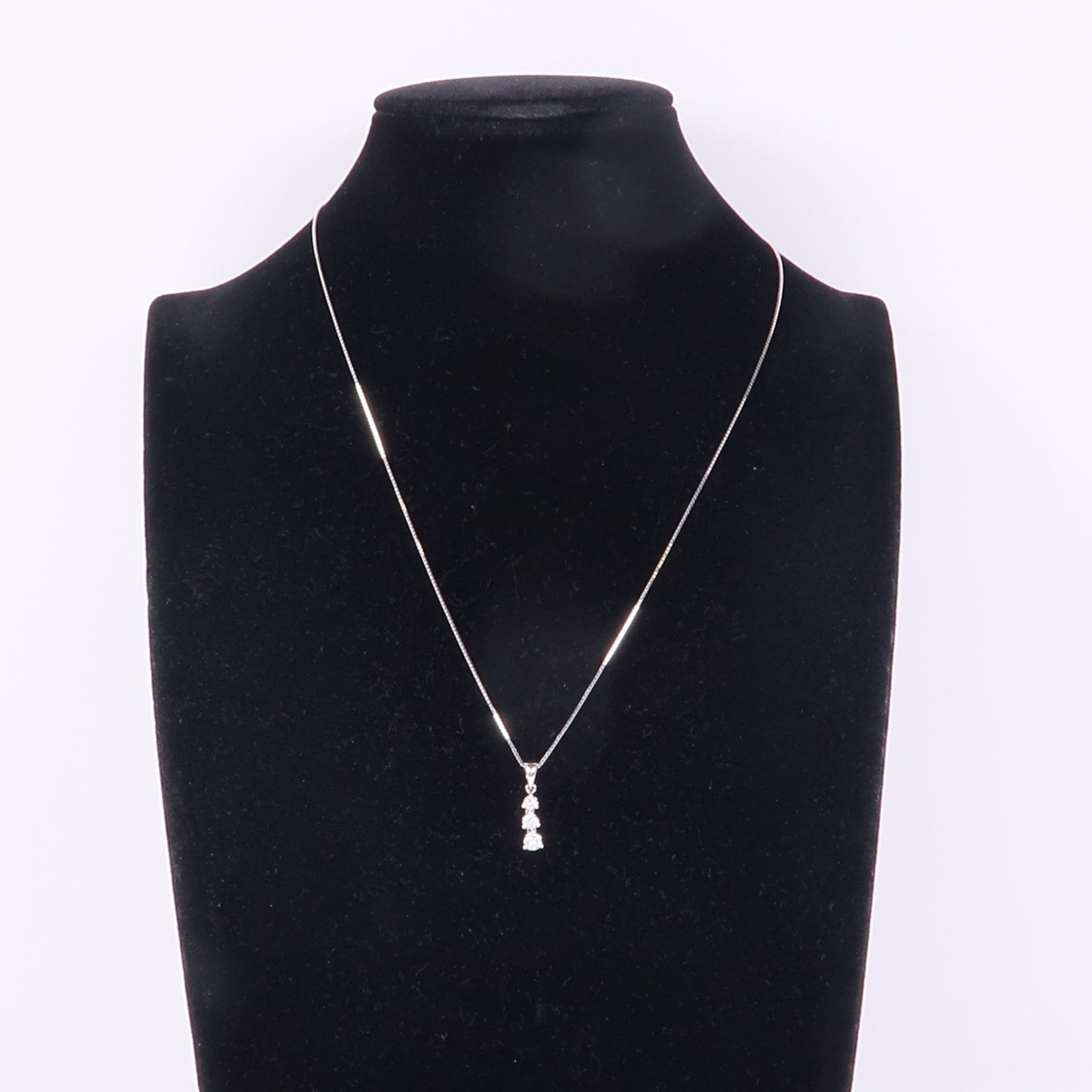 JEWELRY 18K白金Diamond Necklace鑽石項鍊