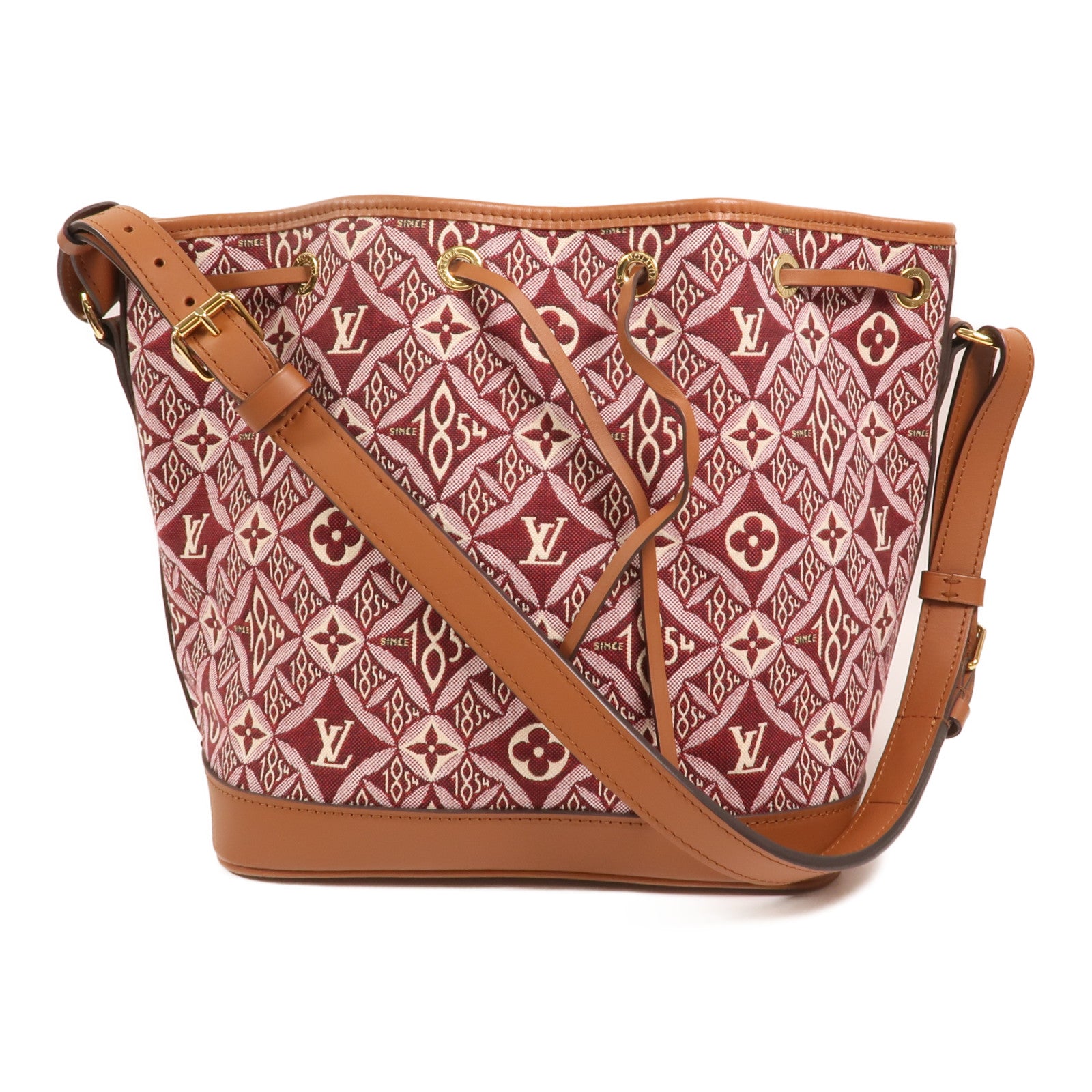 LOUIS VUITTON Monogram Jacquard Since 1854 Petit Noe金扣肩背袋