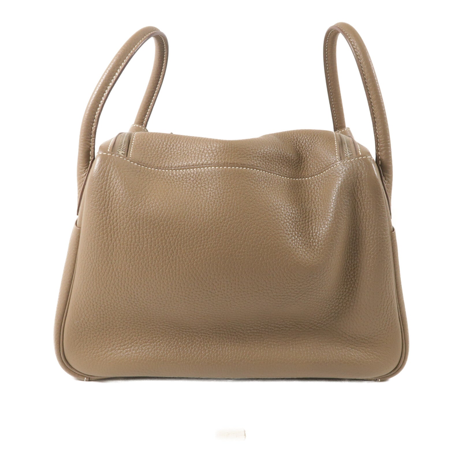 HERMES Clemence皮革Lindy 30肩背袋Etoupe