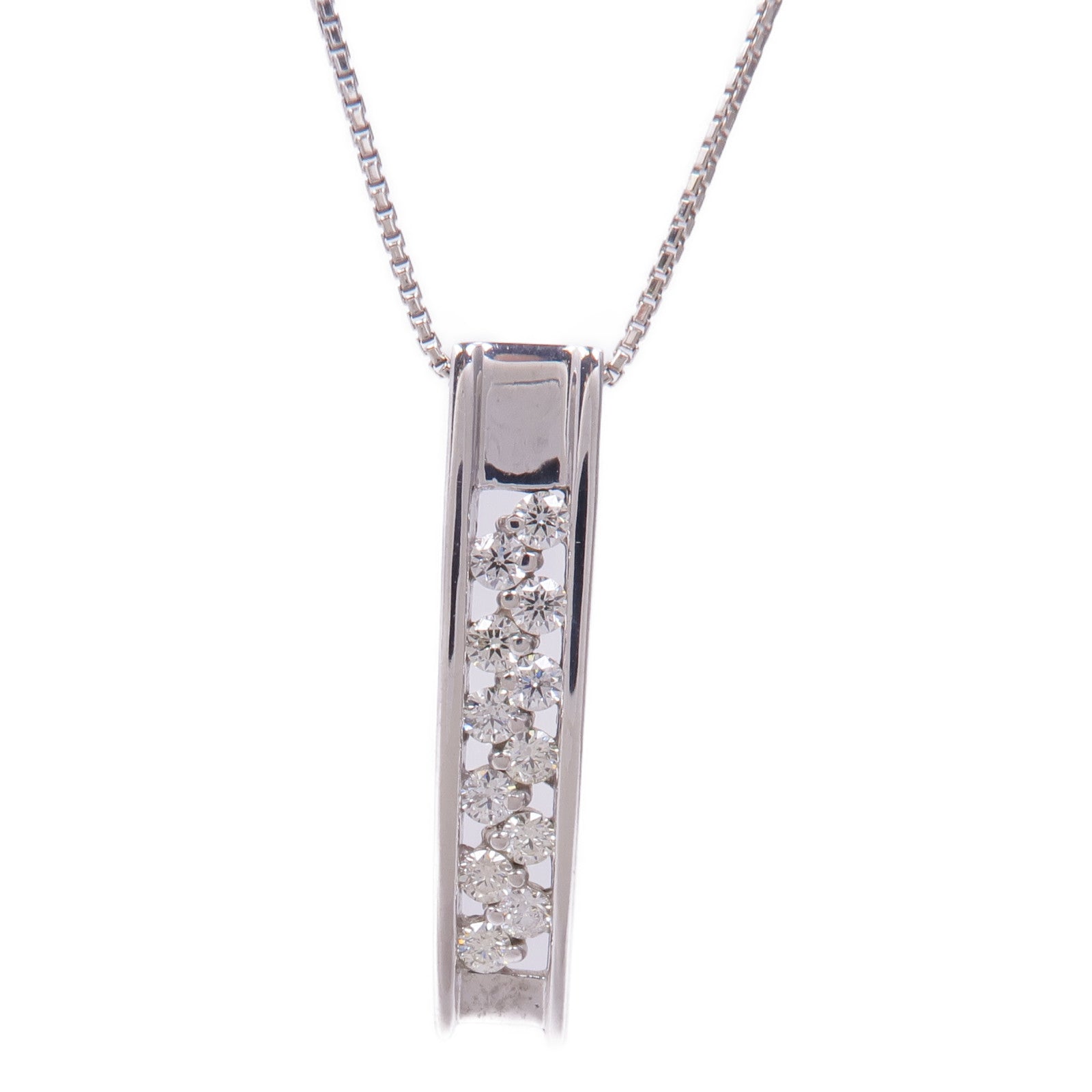 JEWELRY Diamond Necklace 18K White Gold
