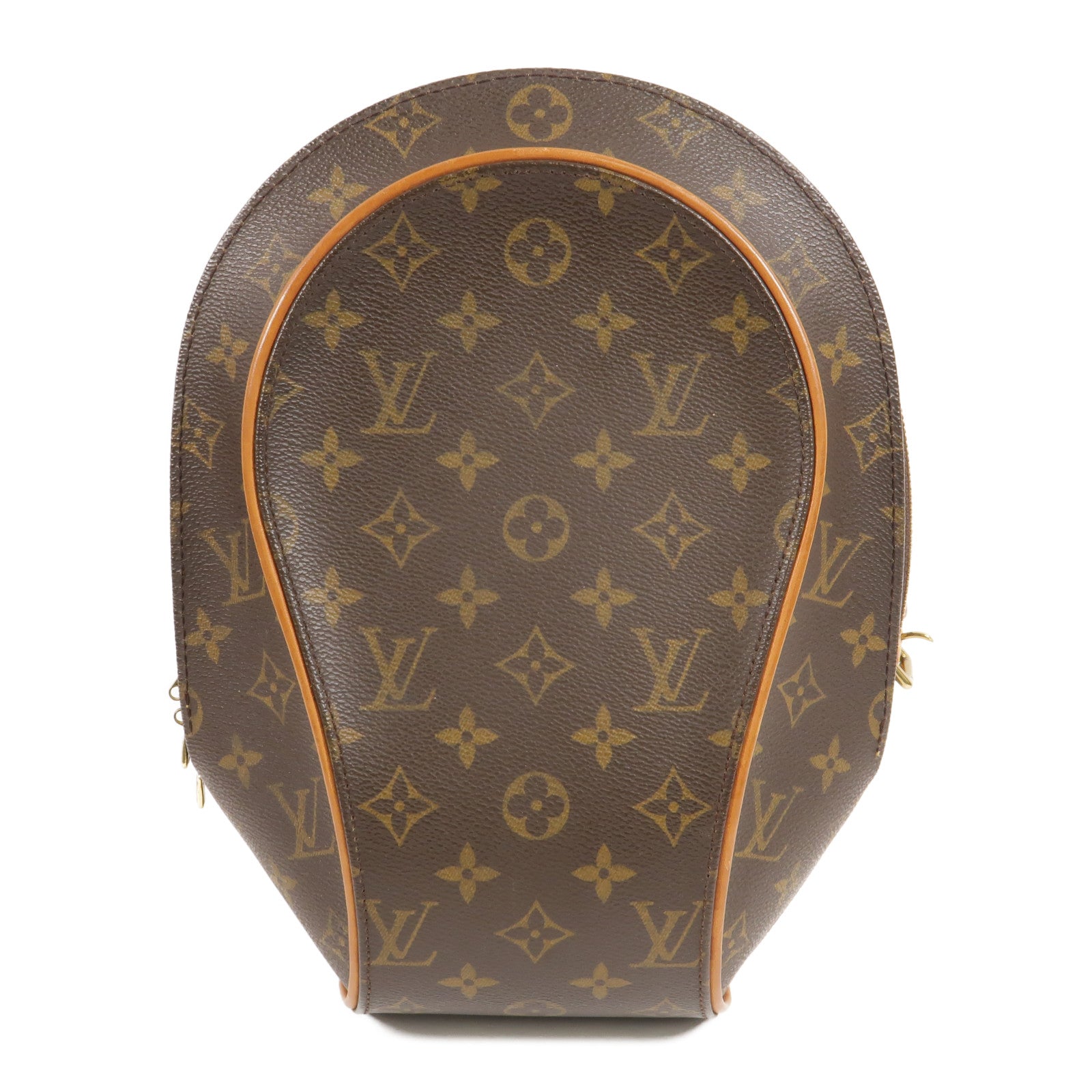 LOUIS VUITTON Monogram Ellipse Sac A Dos Backpack金扣背包棕色