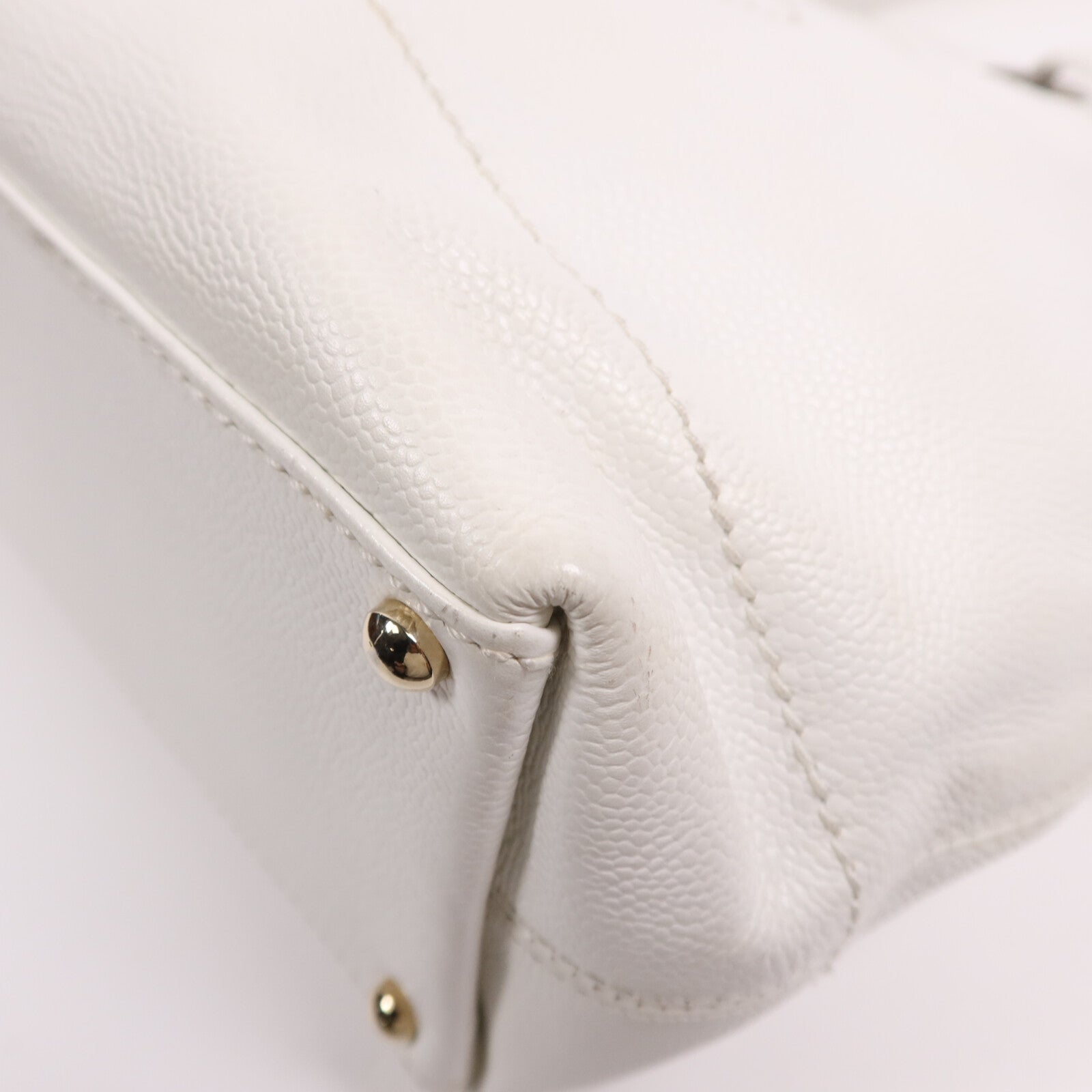 CHANEL 牛皮皮革Vintage Shoulder Bag金扣肩背袋