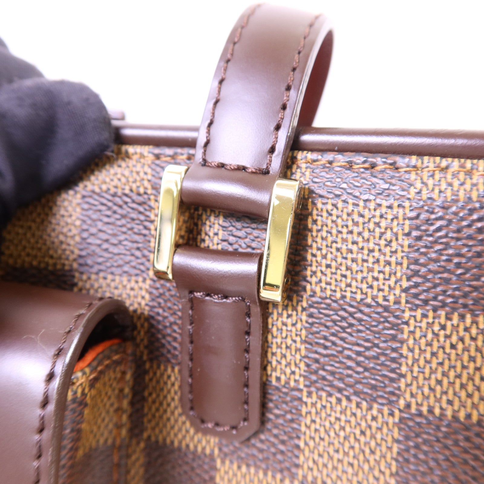 LOUIS VUITTON Damier Manosque PM金扣肩背袋