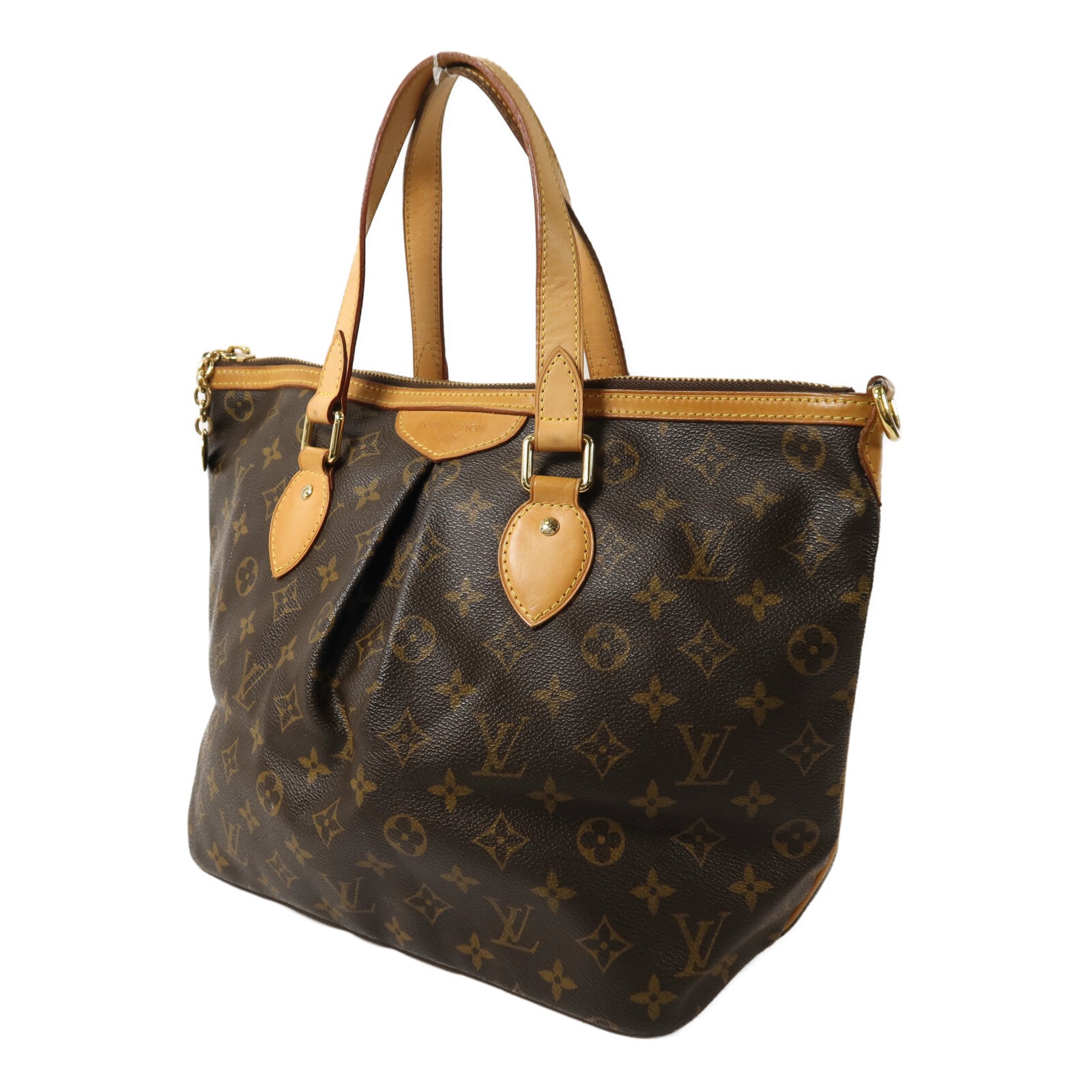 LOUIS VUITTON Monogram Palermo PM金扣手挽肩背兩用袋