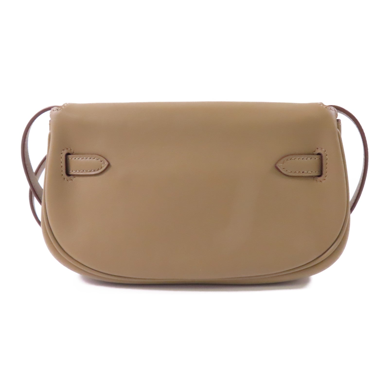 HERMES 【激減優惠】Veau Swift皮革Kelly Moove金扣肩背袋Etoupe