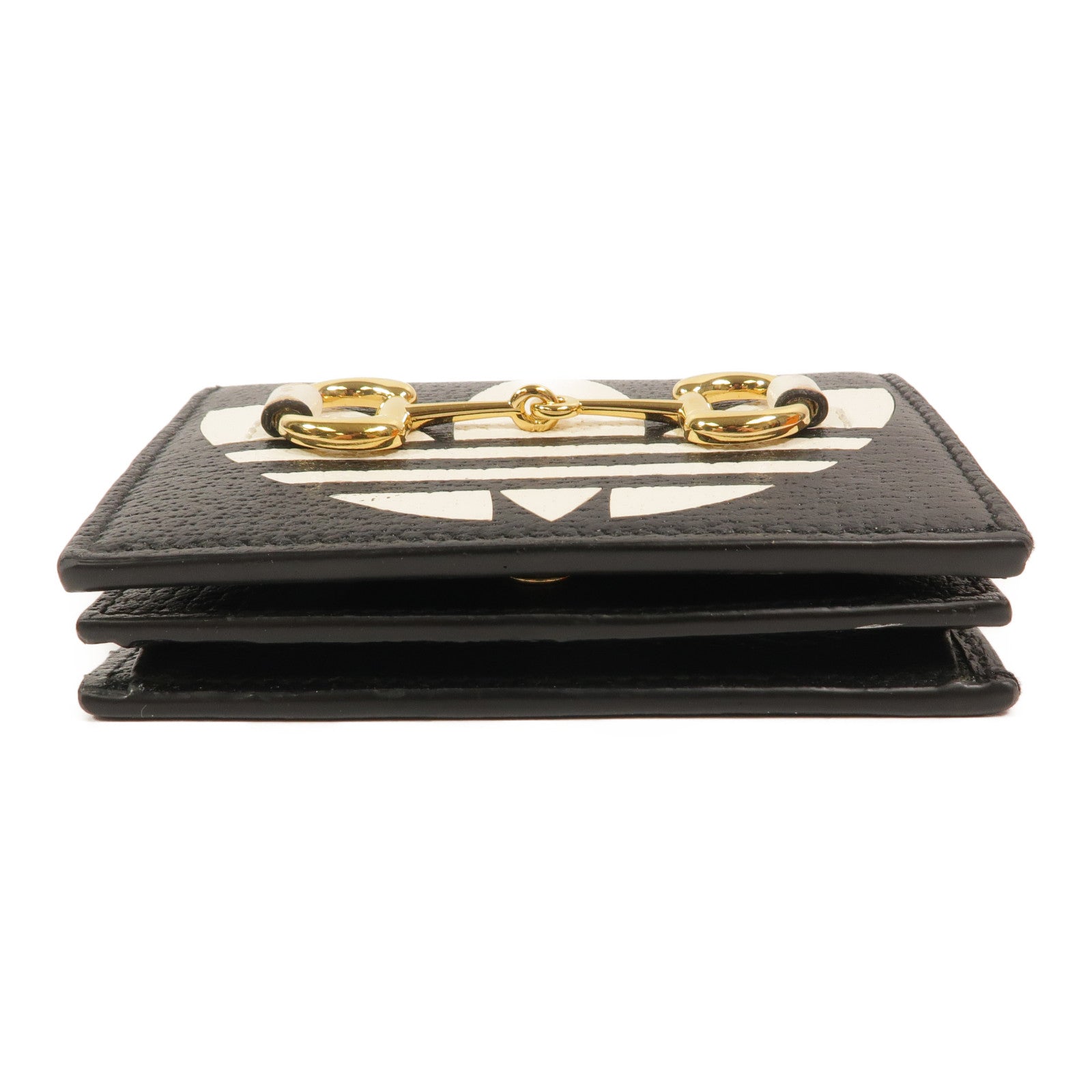 GUCCI 牛皮皮革GucciXAdidas Horsebit Card Case Wallet錢包