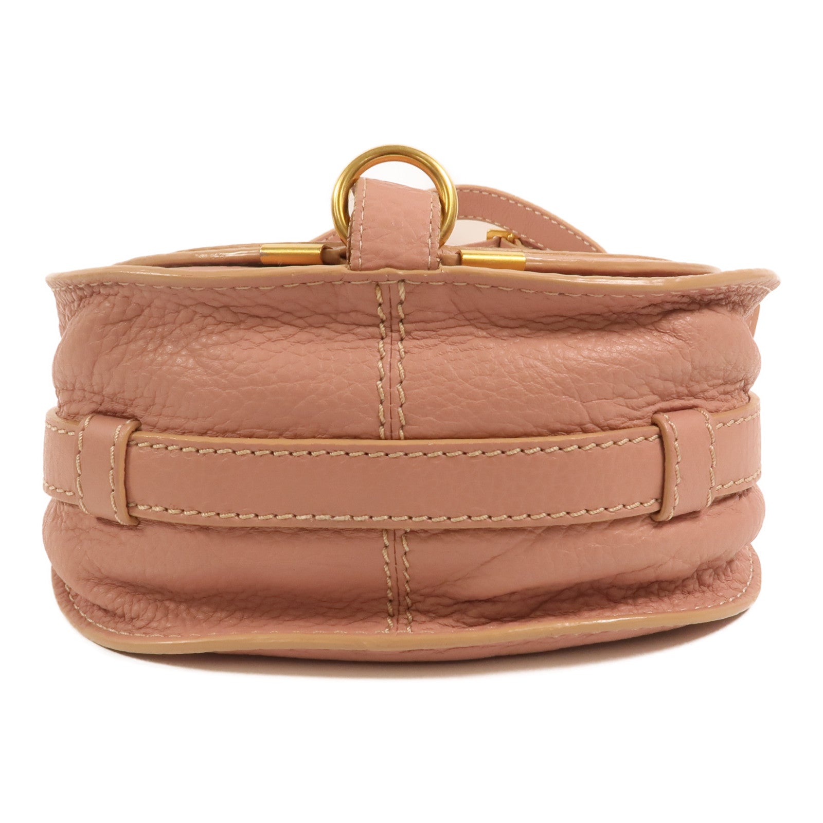 Chloe 牛皮皮革Small Marcie Saddle肩背袋