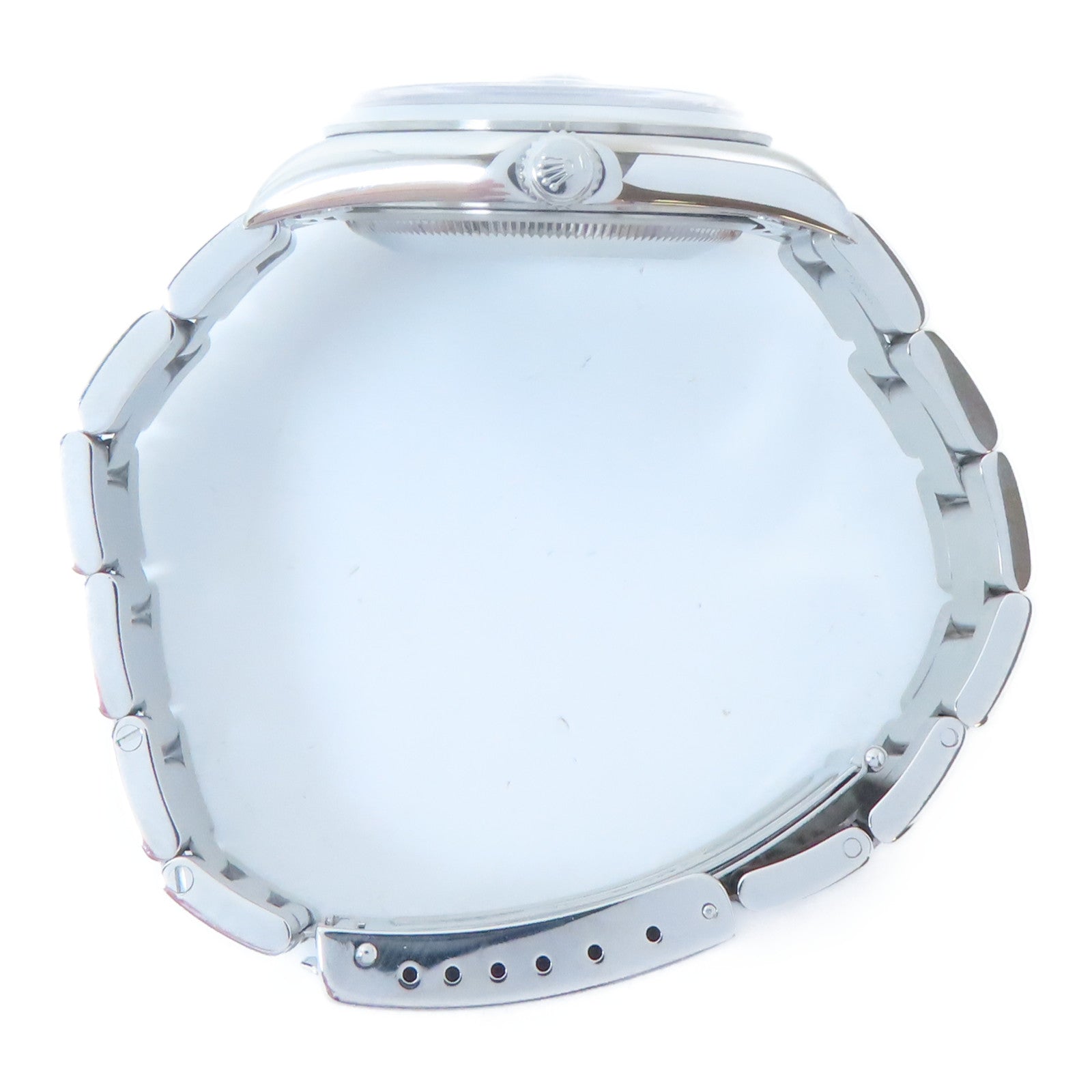 ROLEX Oyster Perpetual Date不鏽鋼手錶自動機芯藍色