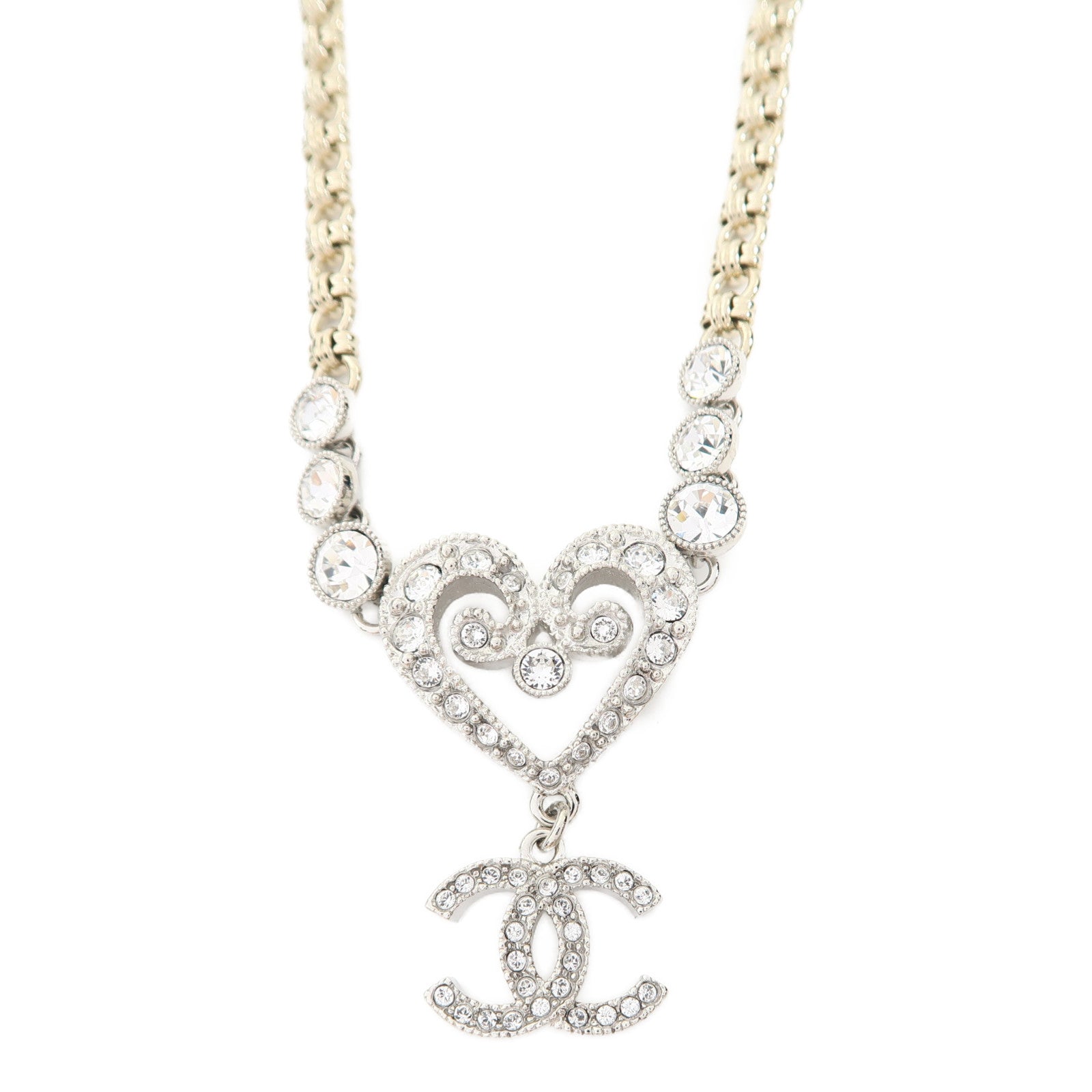 CHANEL 金屬Necklace項鍊金色/銀色