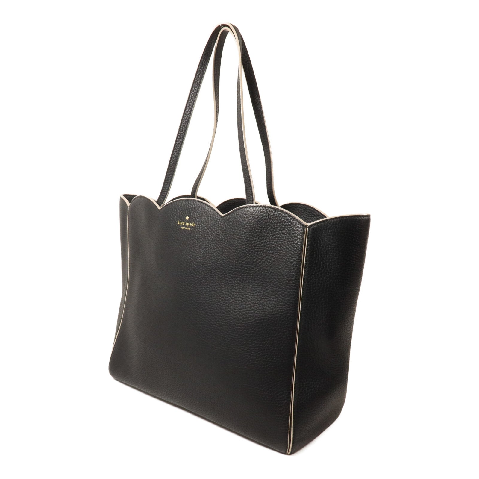 Kate Spade 牛皮皮革Scalloped Tote手挽袋