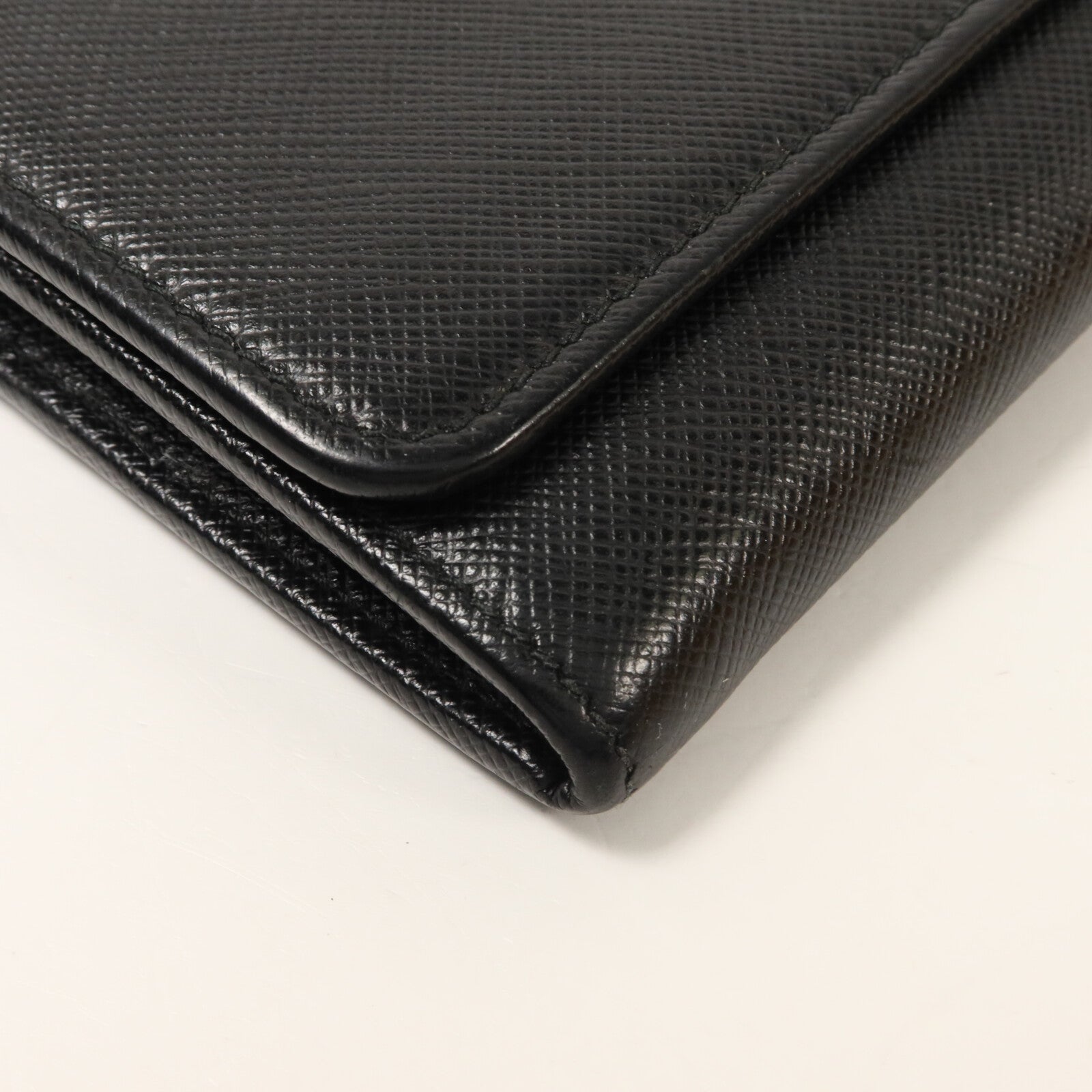PRADA Saffiano皮革Long Wallet with Card Case長錢包連卡片套
